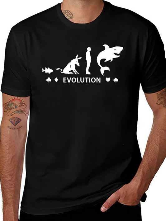 Evolution of an Ass Shark Funny Graphic Tee