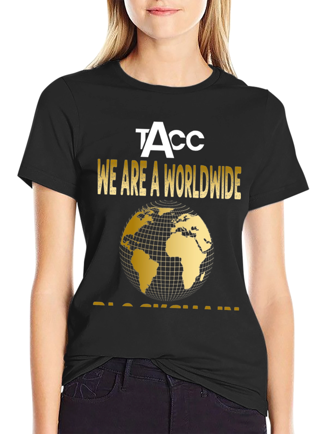 TAcc Worldwide Blockchain T-Shirt - Black