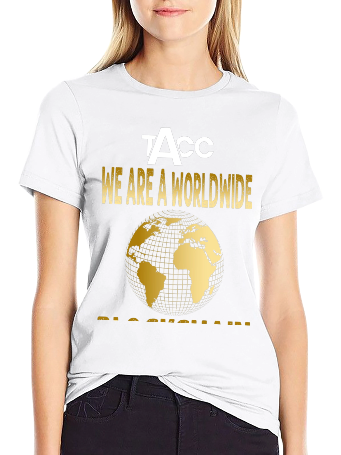 TAcc Worldwide Blockchain T-Shirt - Black