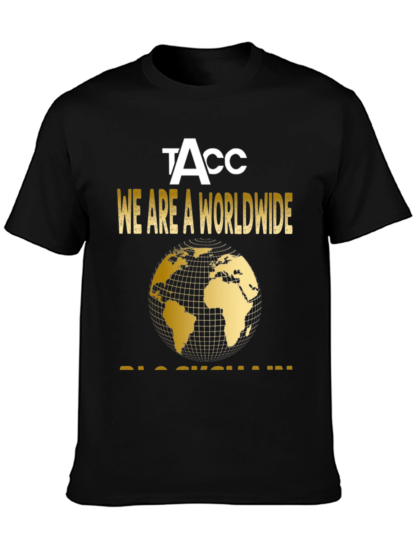 TAcc Worldwide Blockchain T-Shirt - Black