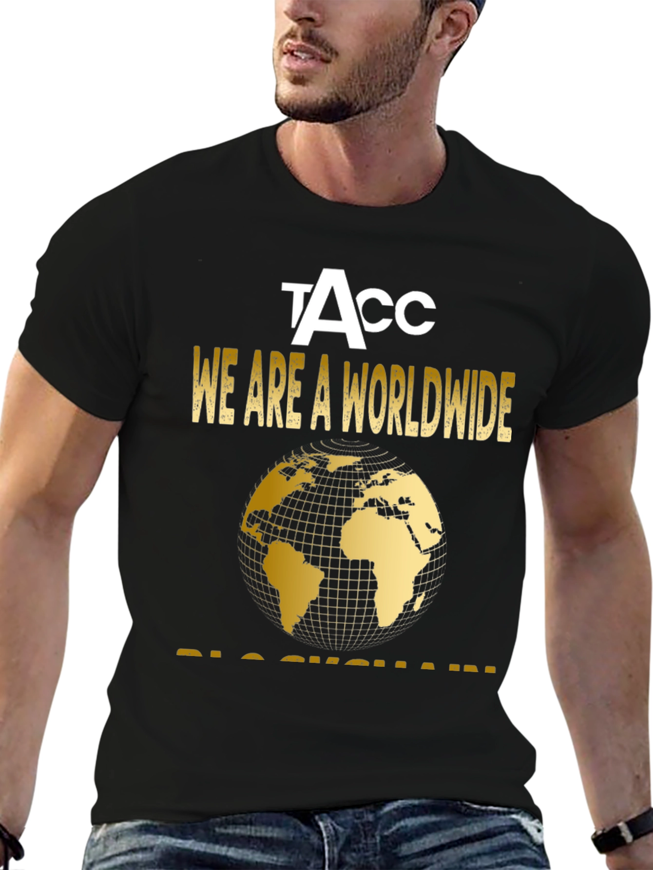 TAcc Worldwide Blockchain T-Shirt - Black