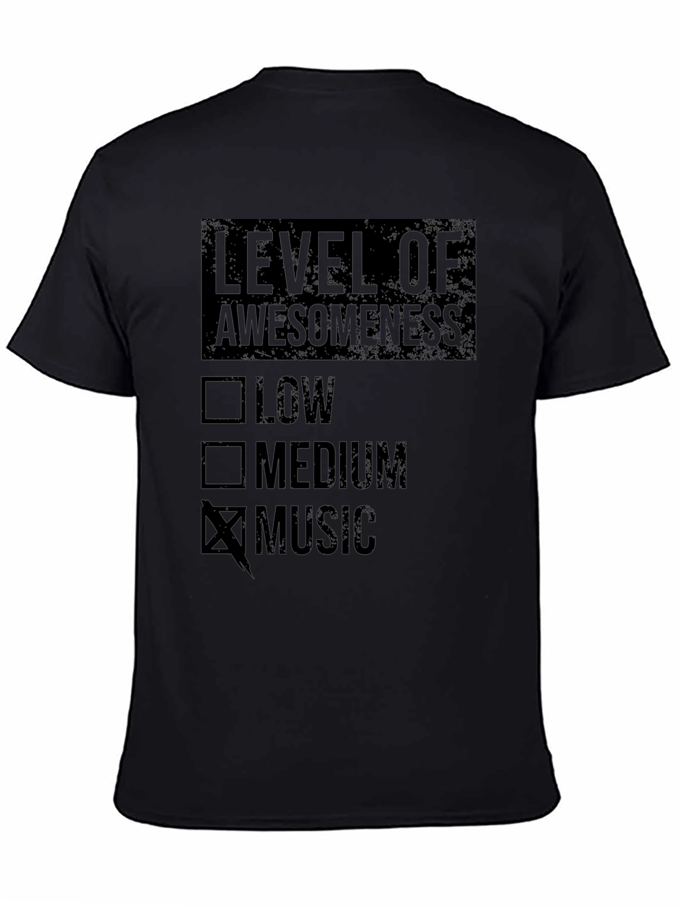 Level of Awesomeness Music T-Shirt