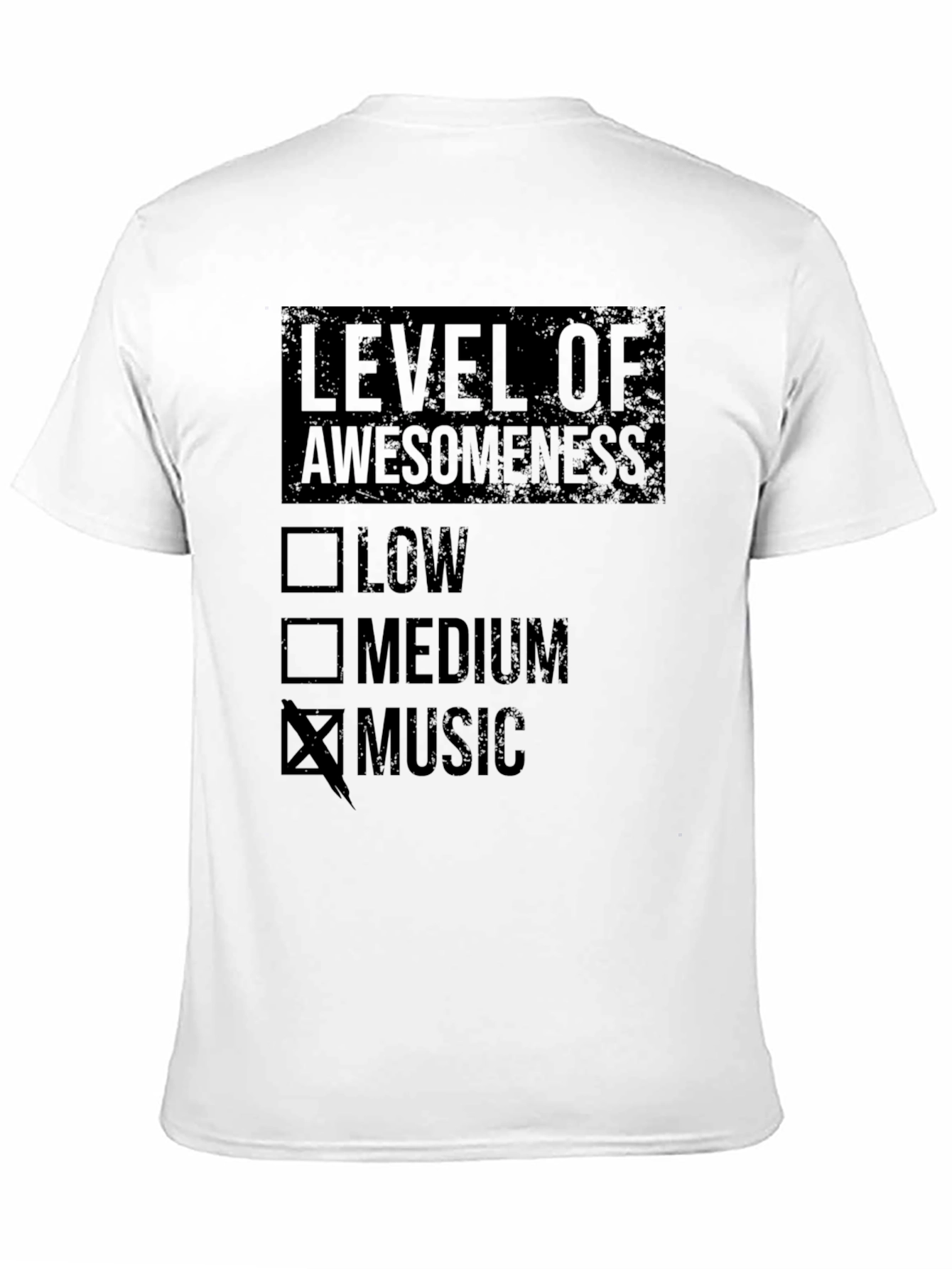 Level of Awesomeness Music T-Shirt