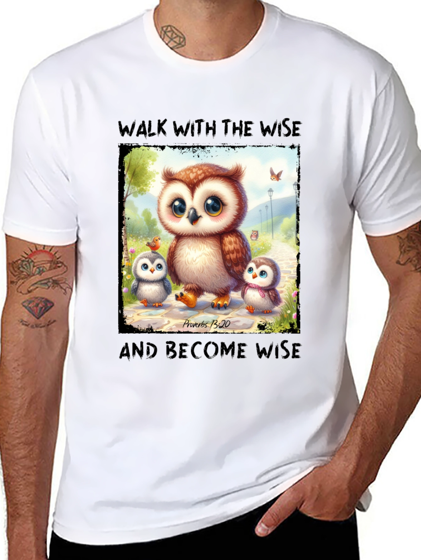 Walk With The Wise Owl T-Shirt