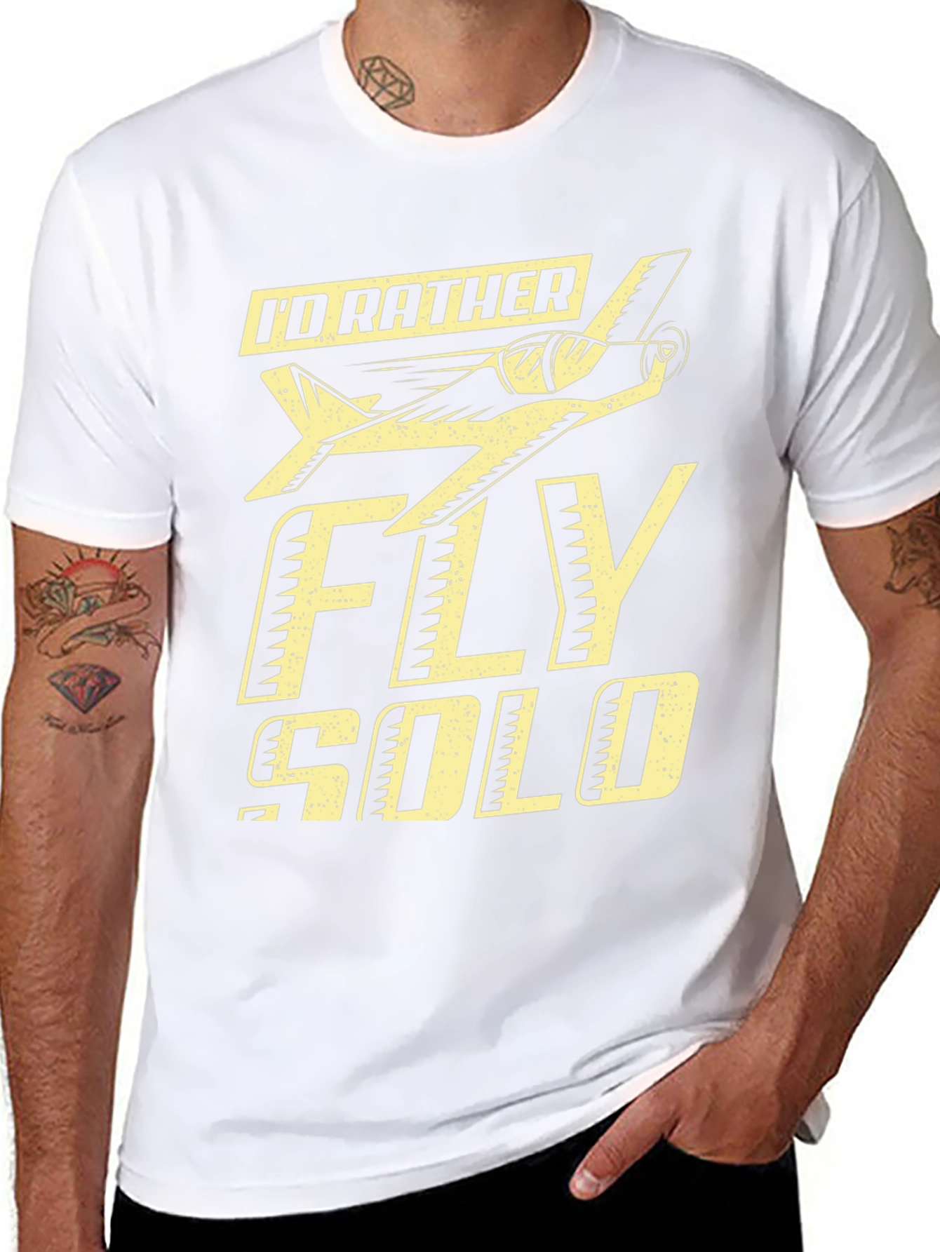 Fly Solo Graphic Tee - Pilot Aviation T-Shirt