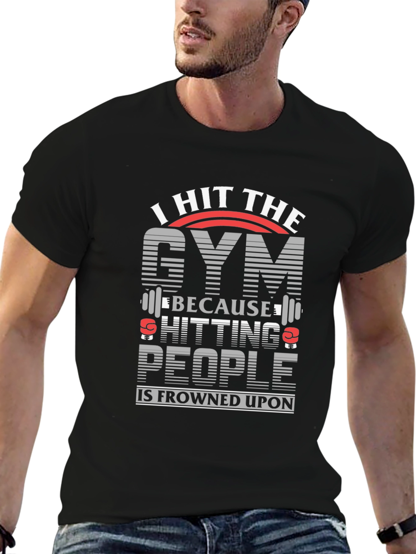 I Hit The Gym Funny Workout T-Shirt