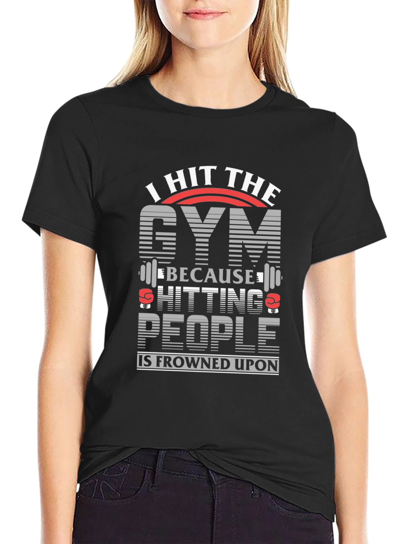 I Hit The Gym Funny Workout T-Shirt