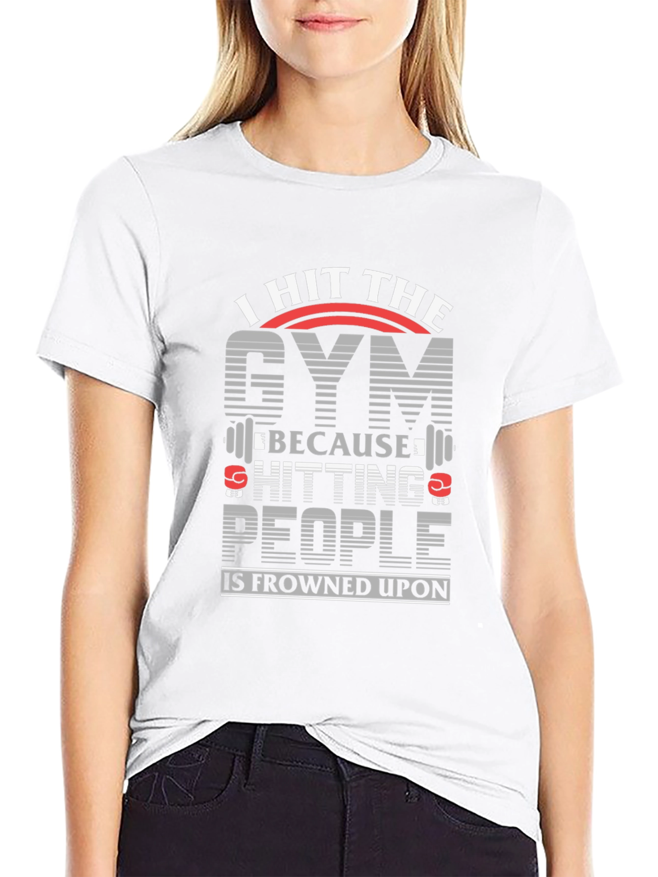 I Hit The Gym Funny Workout T-Shirt