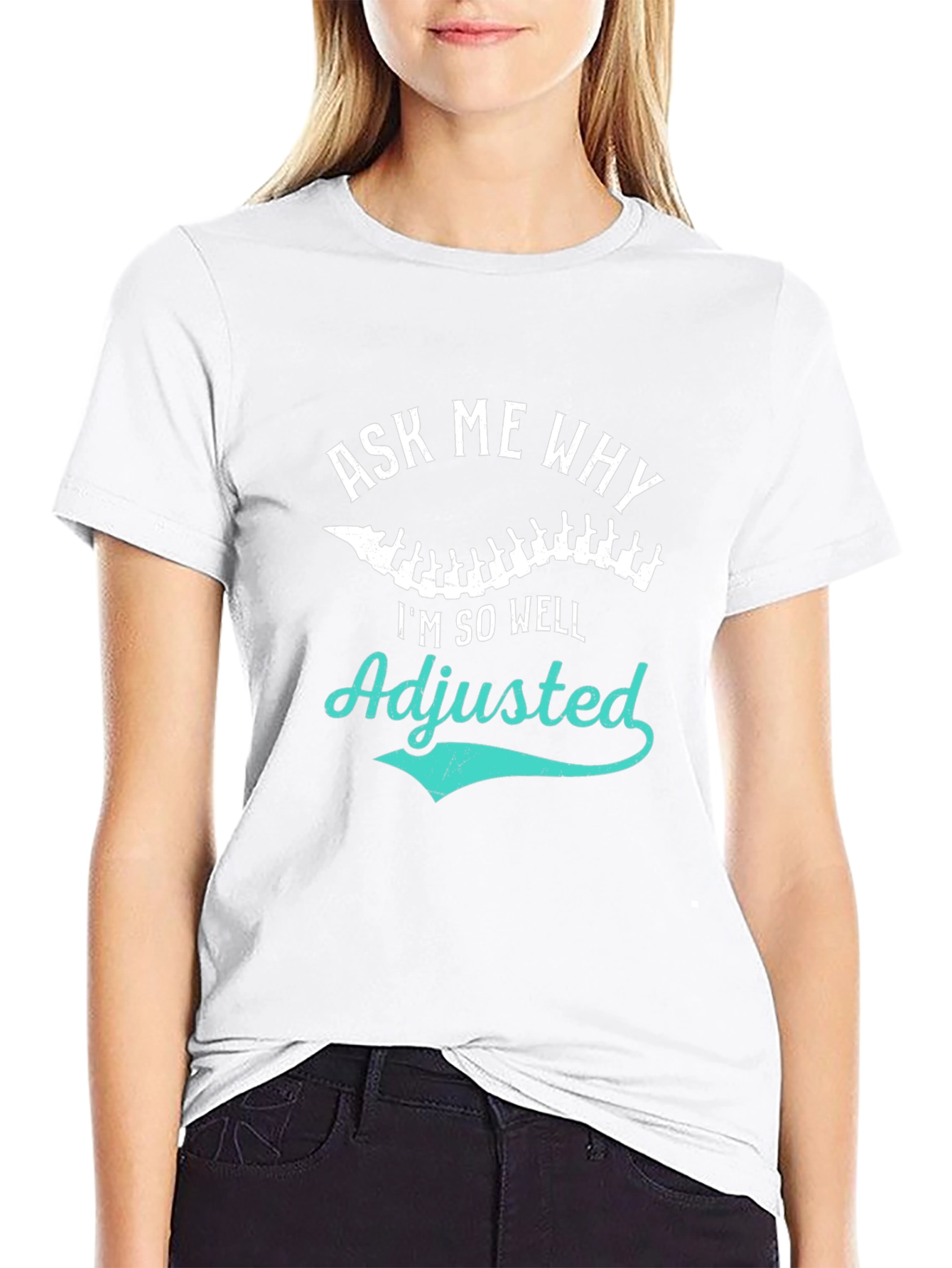 Adjusted Chiropractic T-Shirt Funny Chiropractor Tee