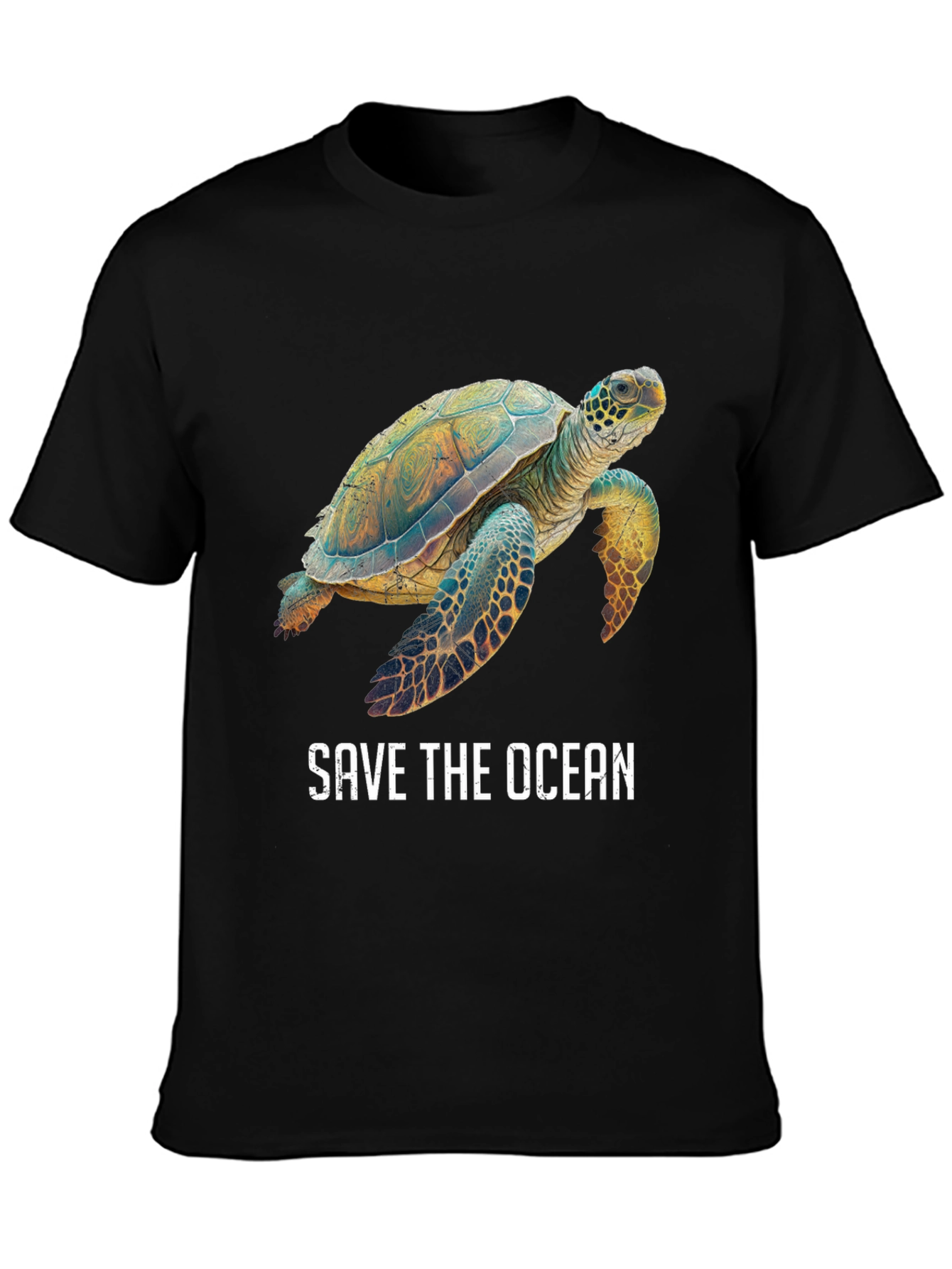 Save the Ocean Turtle Graphic Tee