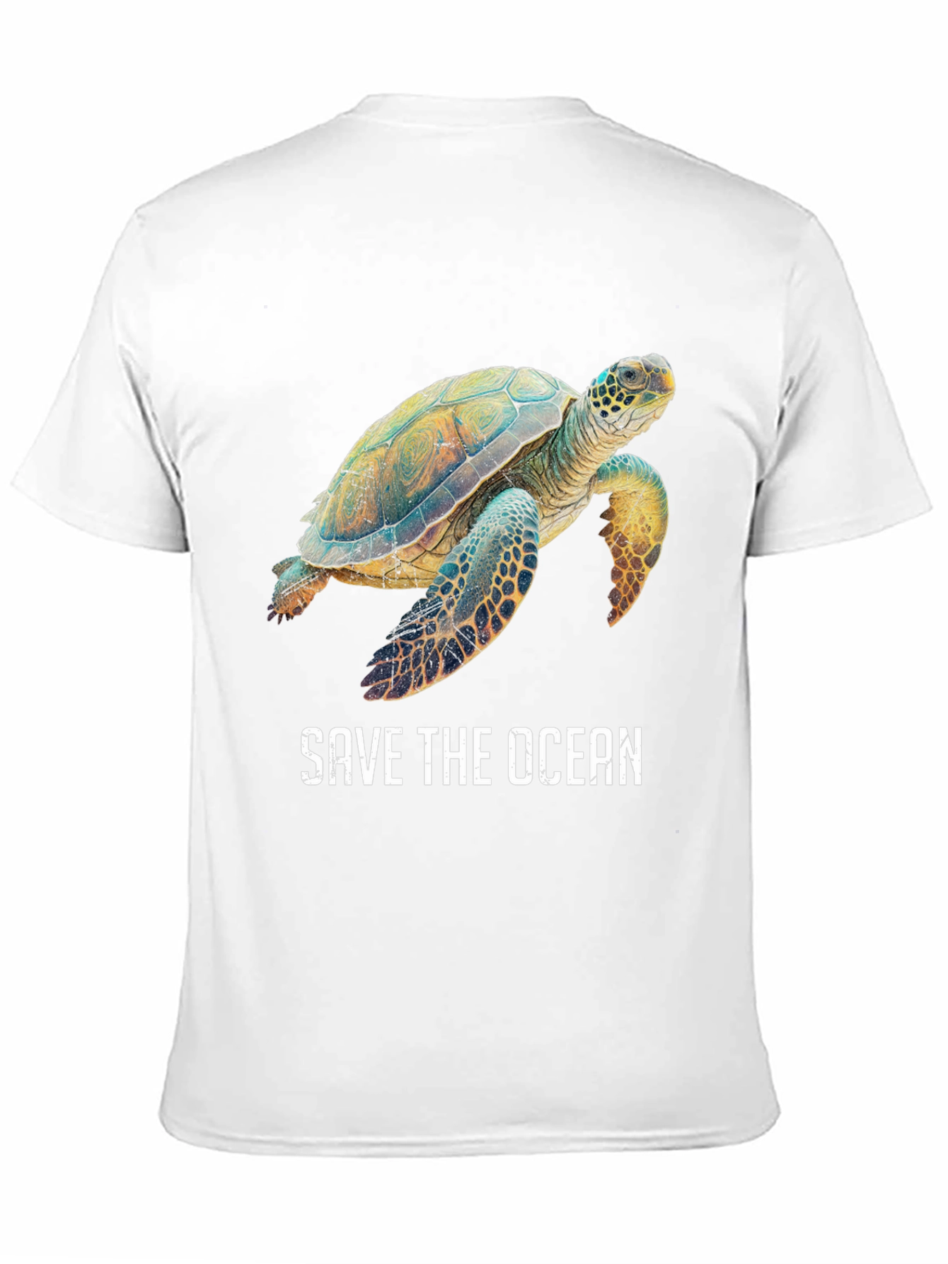 Save the Ocean Turtle Graphic Tee