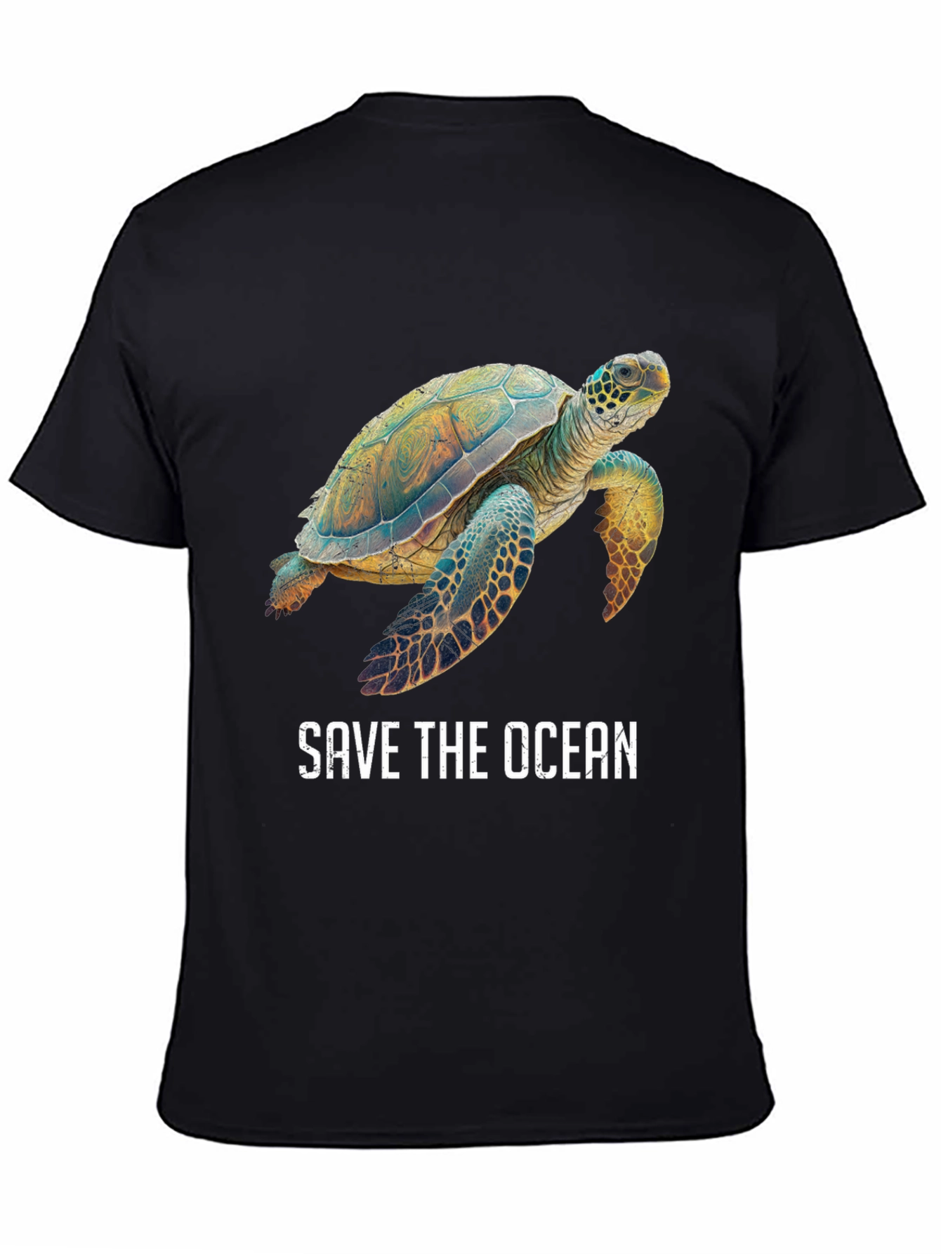 Save the Ocean Turtle Graphic Tee