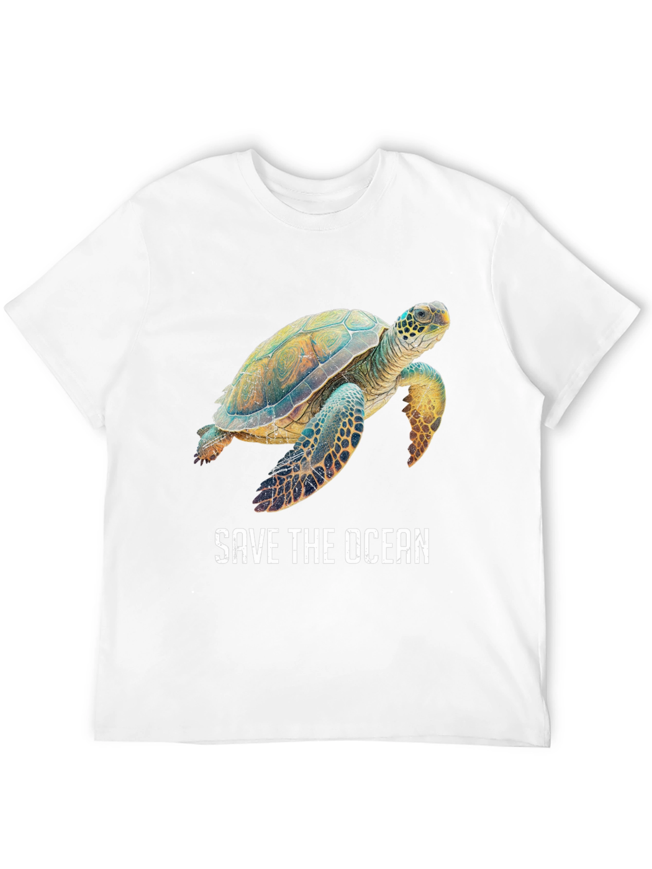 Save the Ocean Turtle Graphic Tee