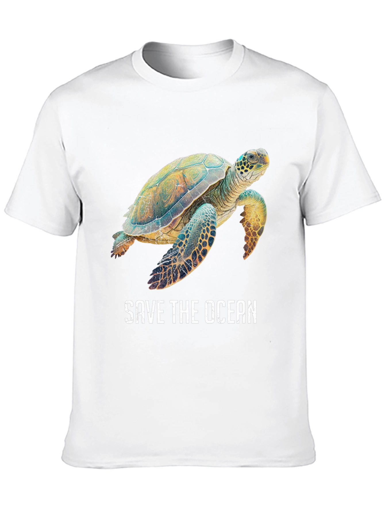 Save the Ocean Turtle Graphic Tee