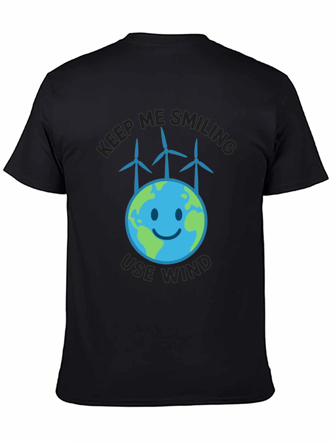 Eco-Friendly Use Wind Graphic T-Shirt