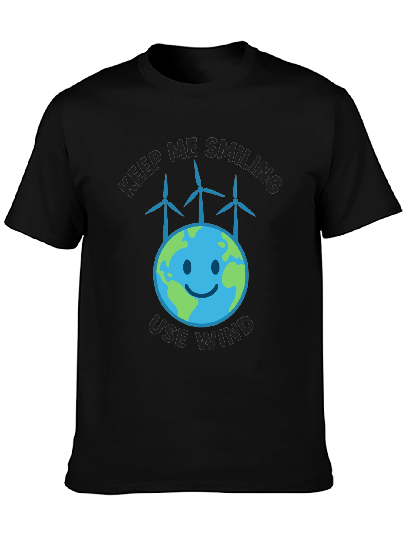 Eco-Friendly Use Wind Graphic T-Shirt
