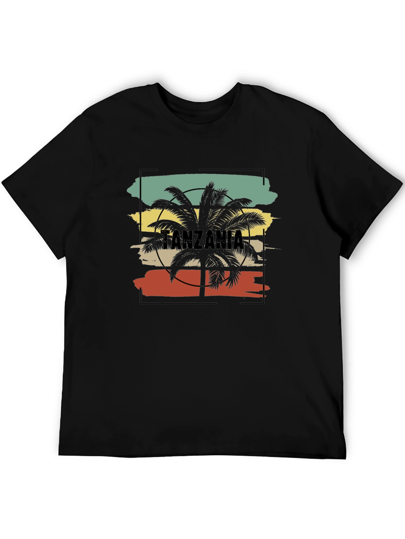 Tanzania Palm Tree Graphic T-Shirt