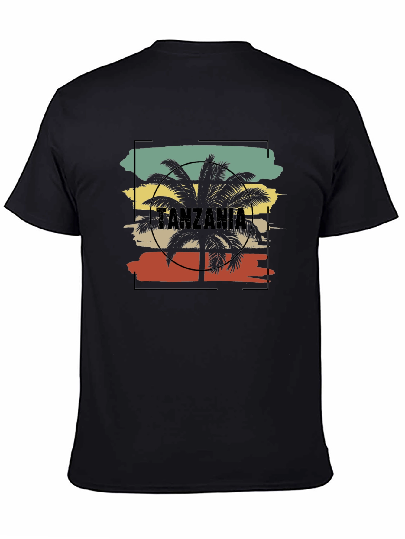 Tanzania Palm Tree Graphic T-Shirt