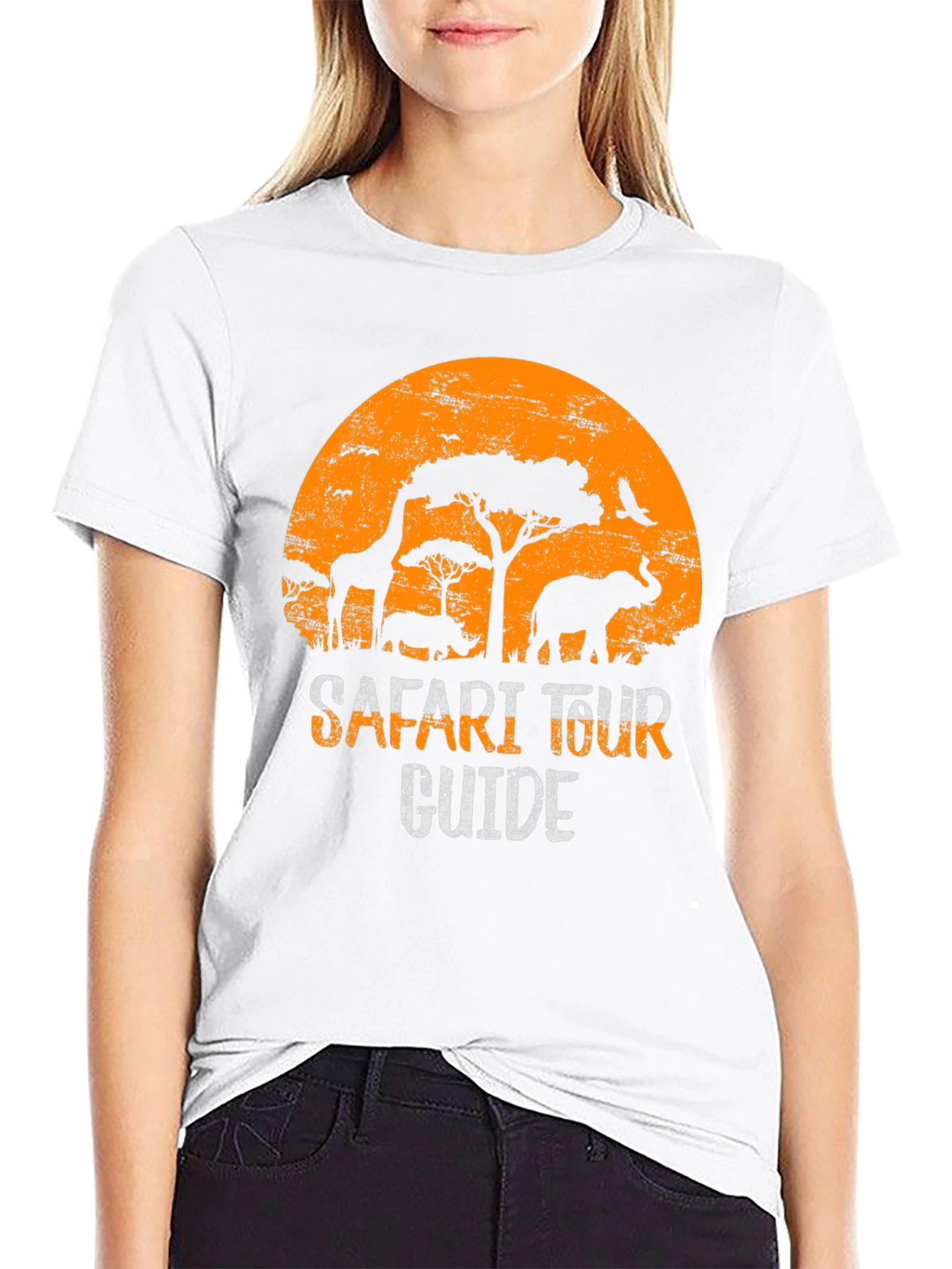 Safari Tour Guide Graphic T-Shirt