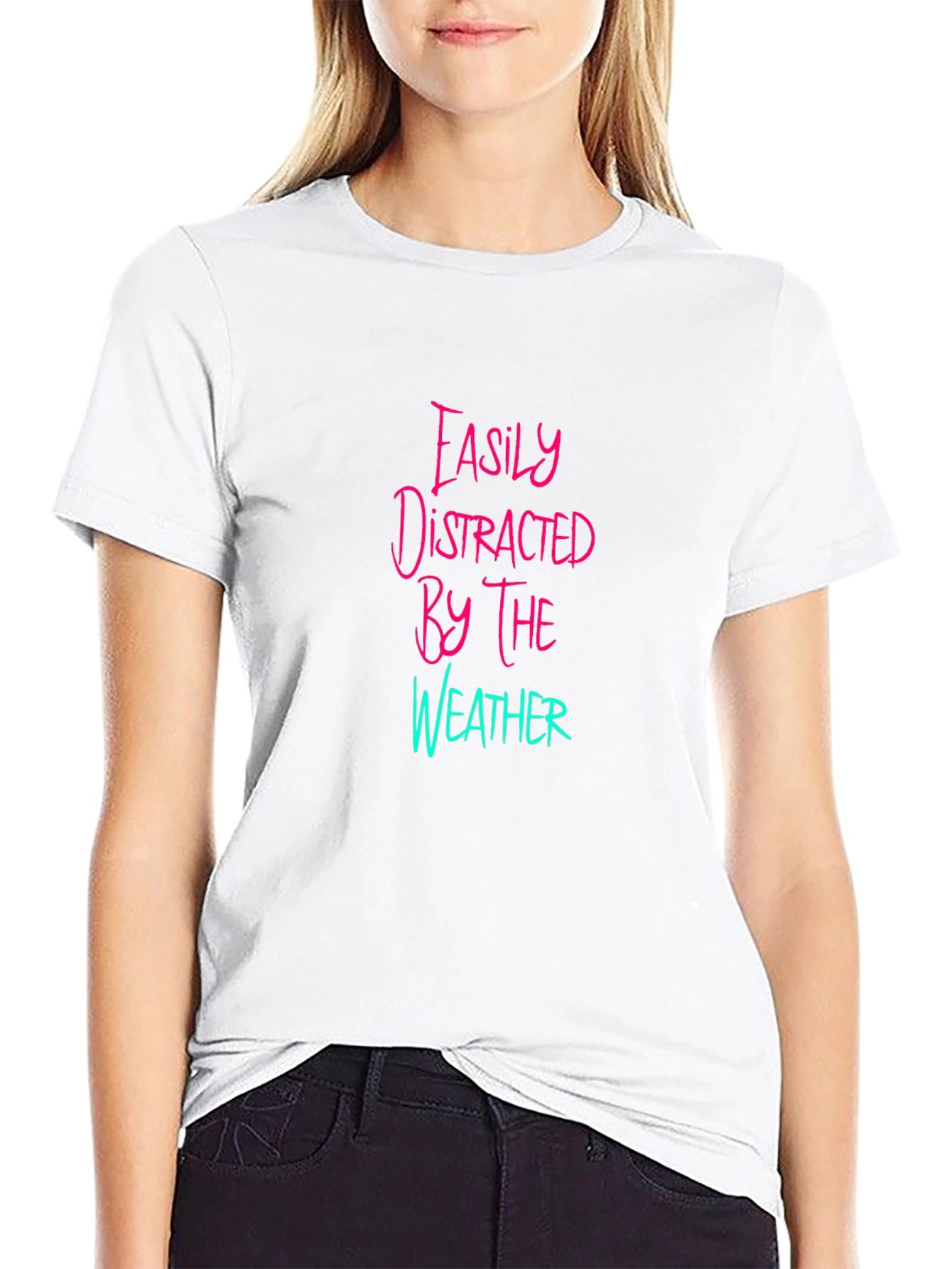 Easily Distracted By the Weather Graphic Tee