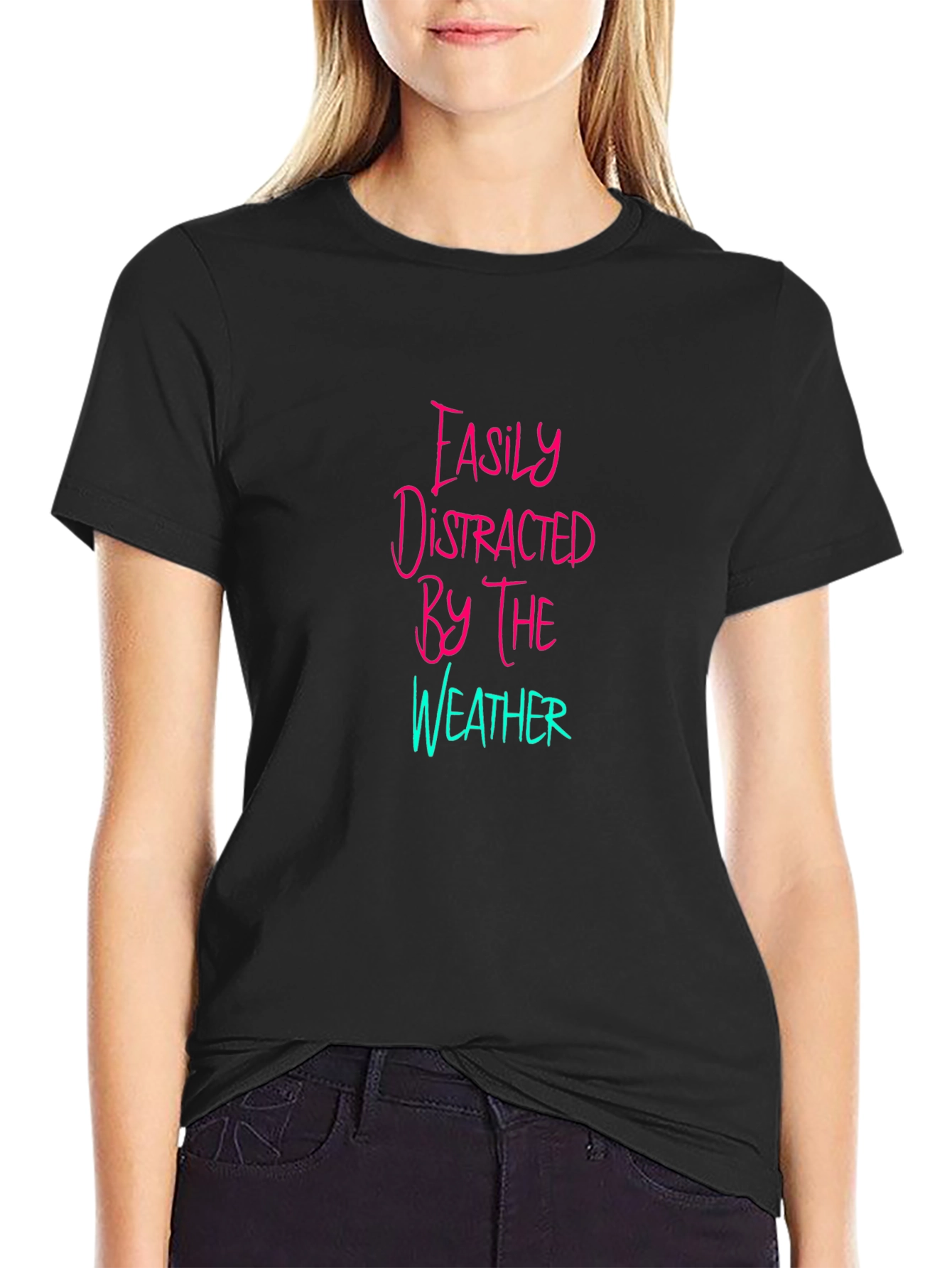 Easily Distracted By the Weather Graphic Tee