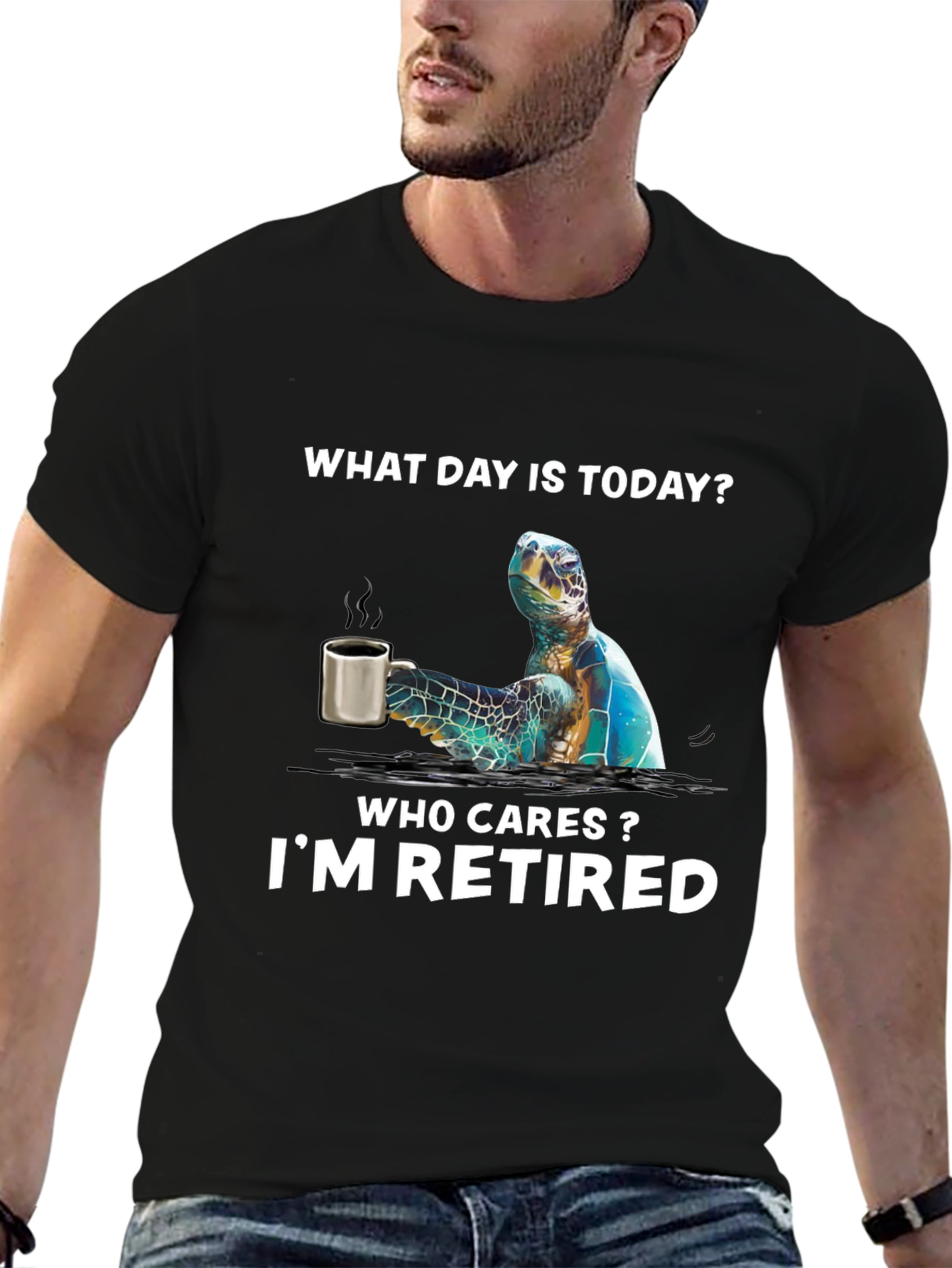 Retired Turtle T-Shirt: What Day is Today?