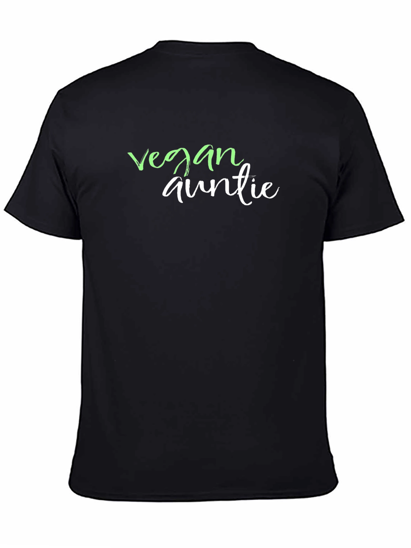 Vegan Auntie T-Shirt - Black