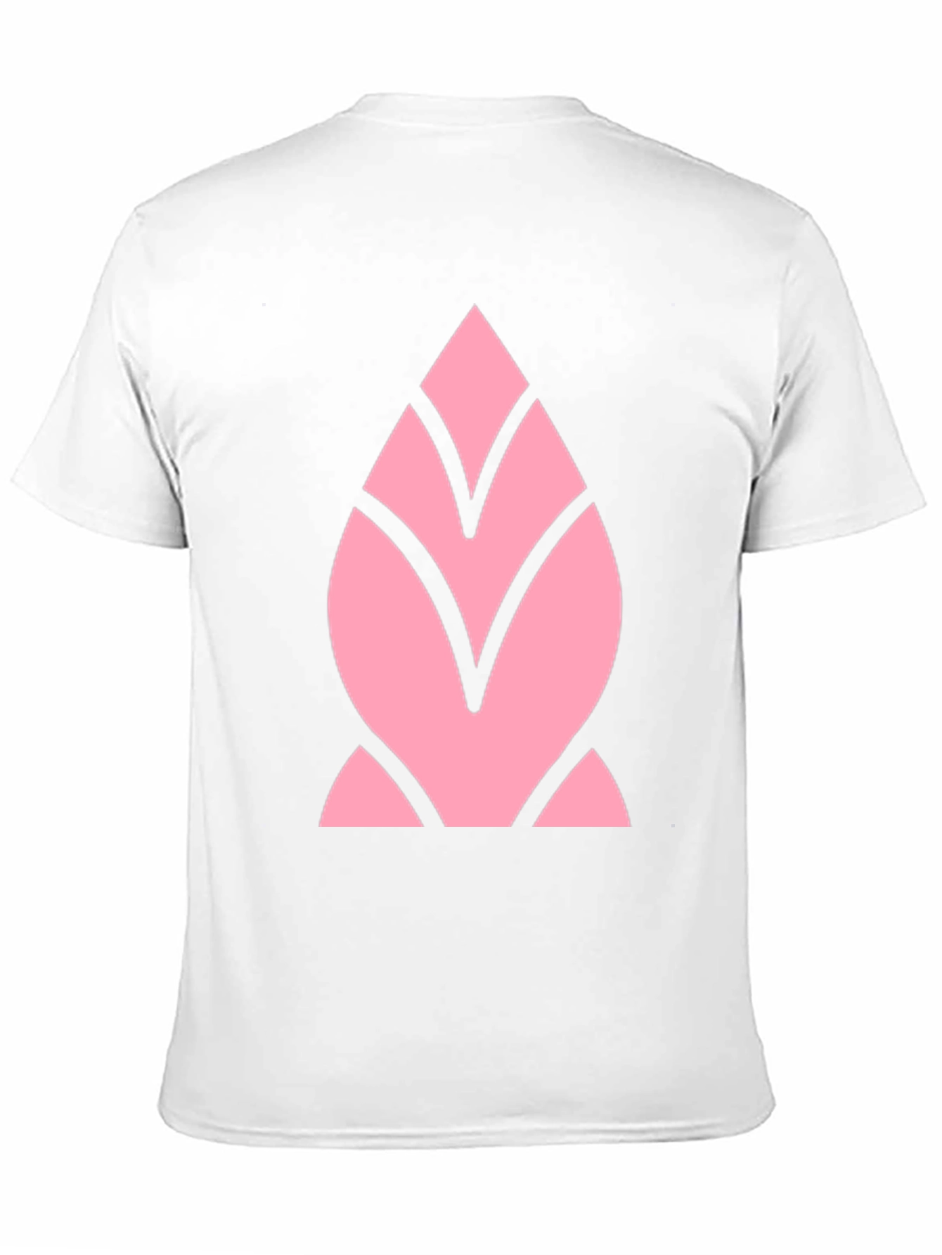 Pink Geometric Black T-Shirt