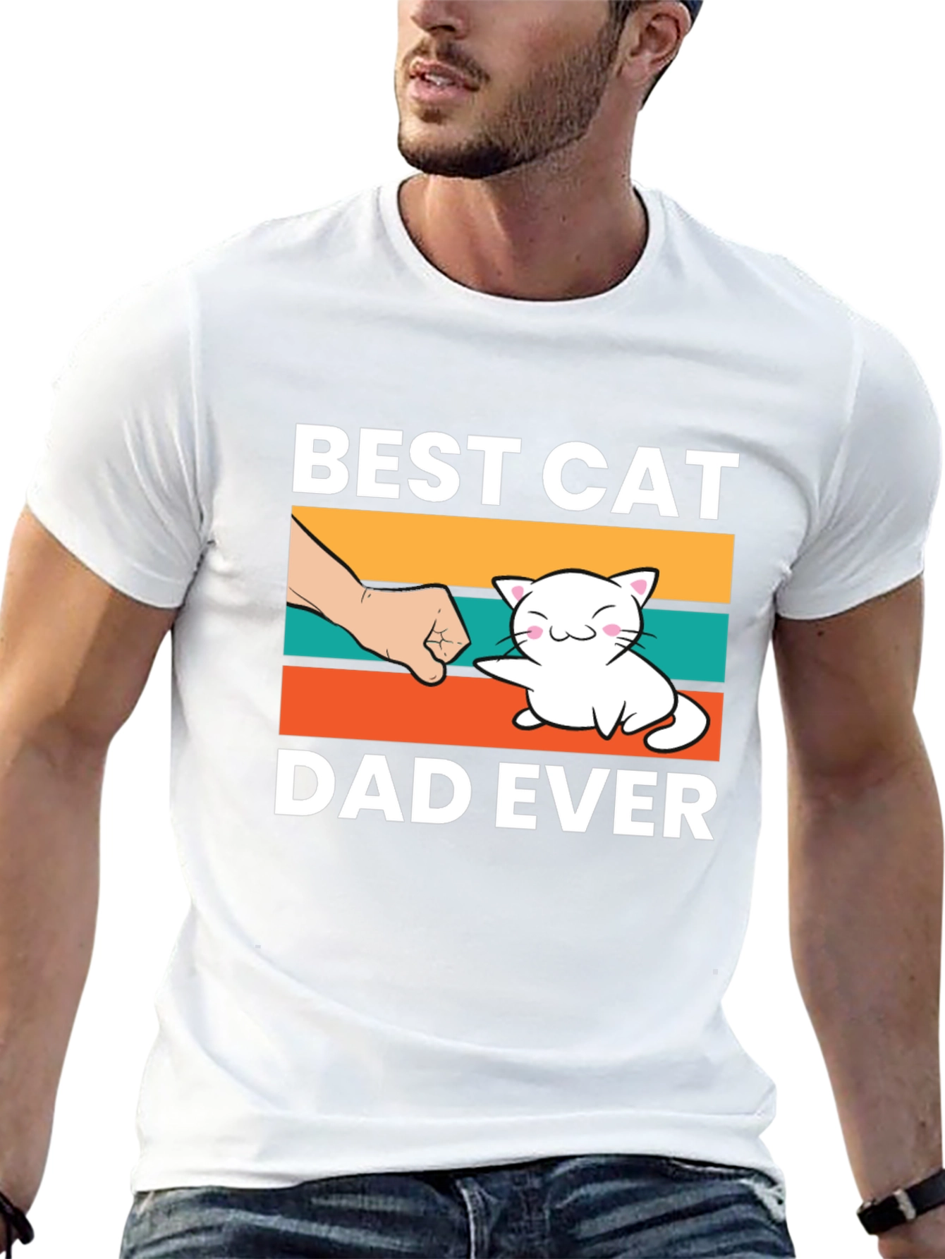 Best Cat Dad Ever T-Shirt