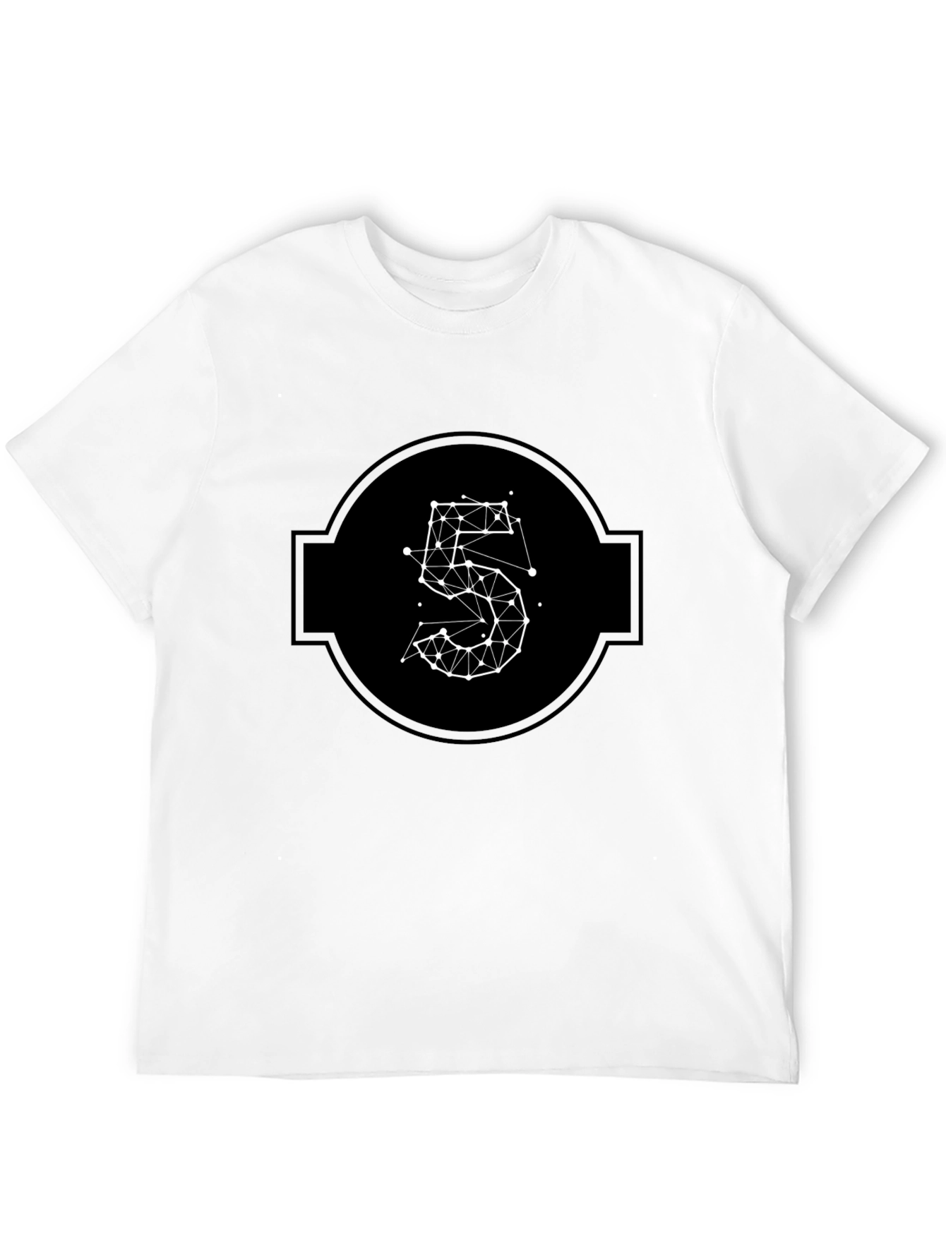 Geometric Number 5 T-Shirt