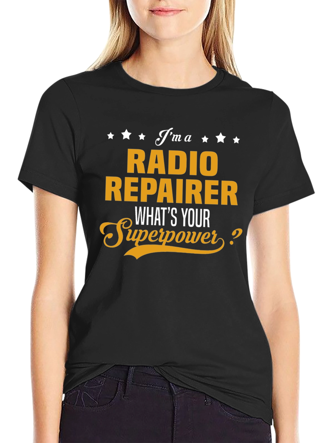 Radio Repairer Superpower T-Shirt - Humorous Gift