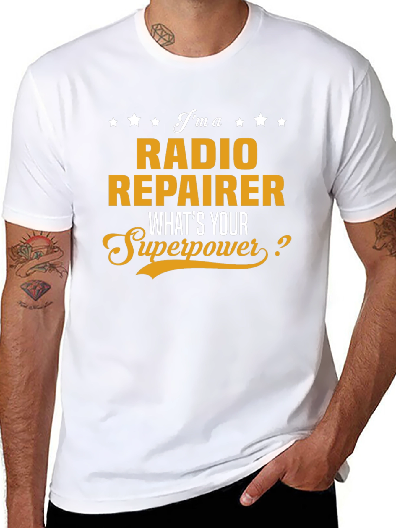 Radio Repairer Superpower T-Shirt - Humorous Gift