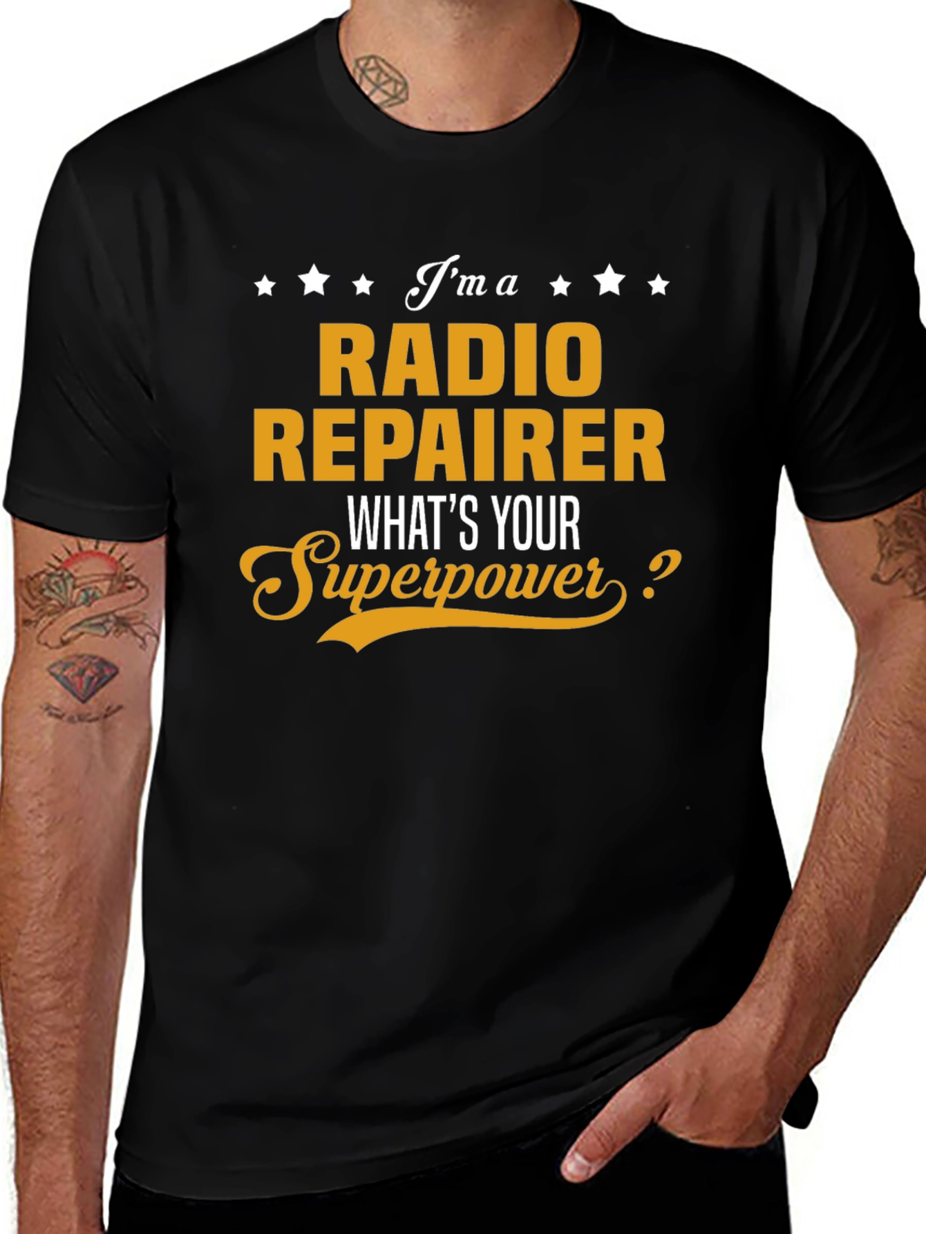 Radio Repairer Superpower T-Shirt - Humorous Gift