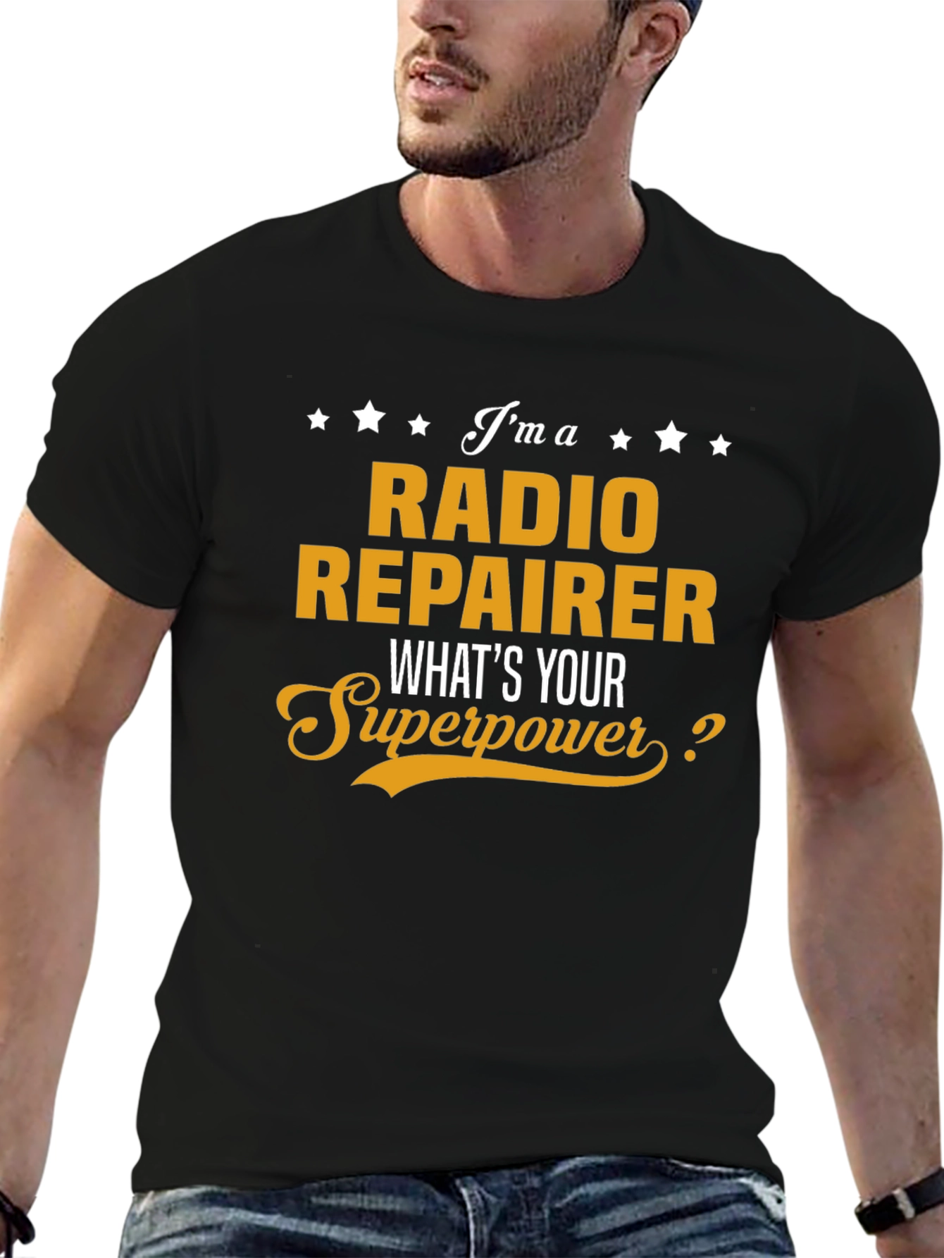 Radio Repairer Superpower T-Shirt - Humorous Gift