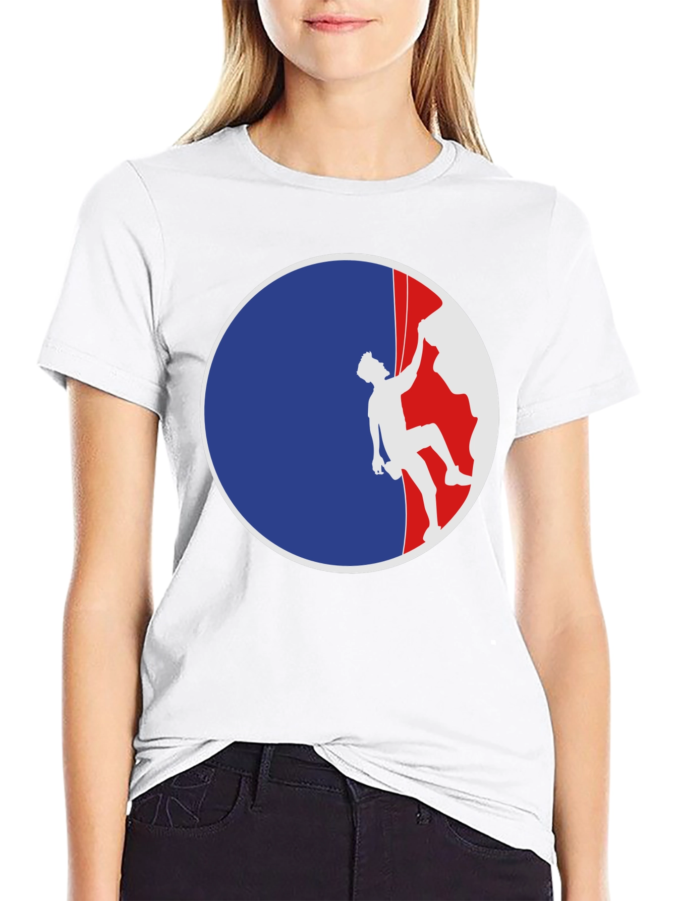 Climber Graphic Tee - Black Cotton Blend