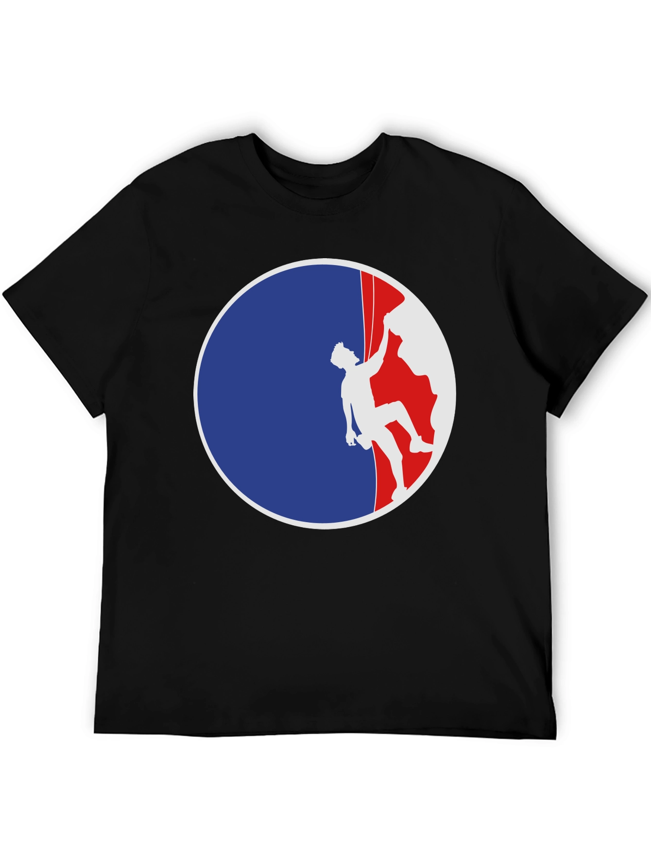 Climber Graphic Tee - Black Cotton Blend