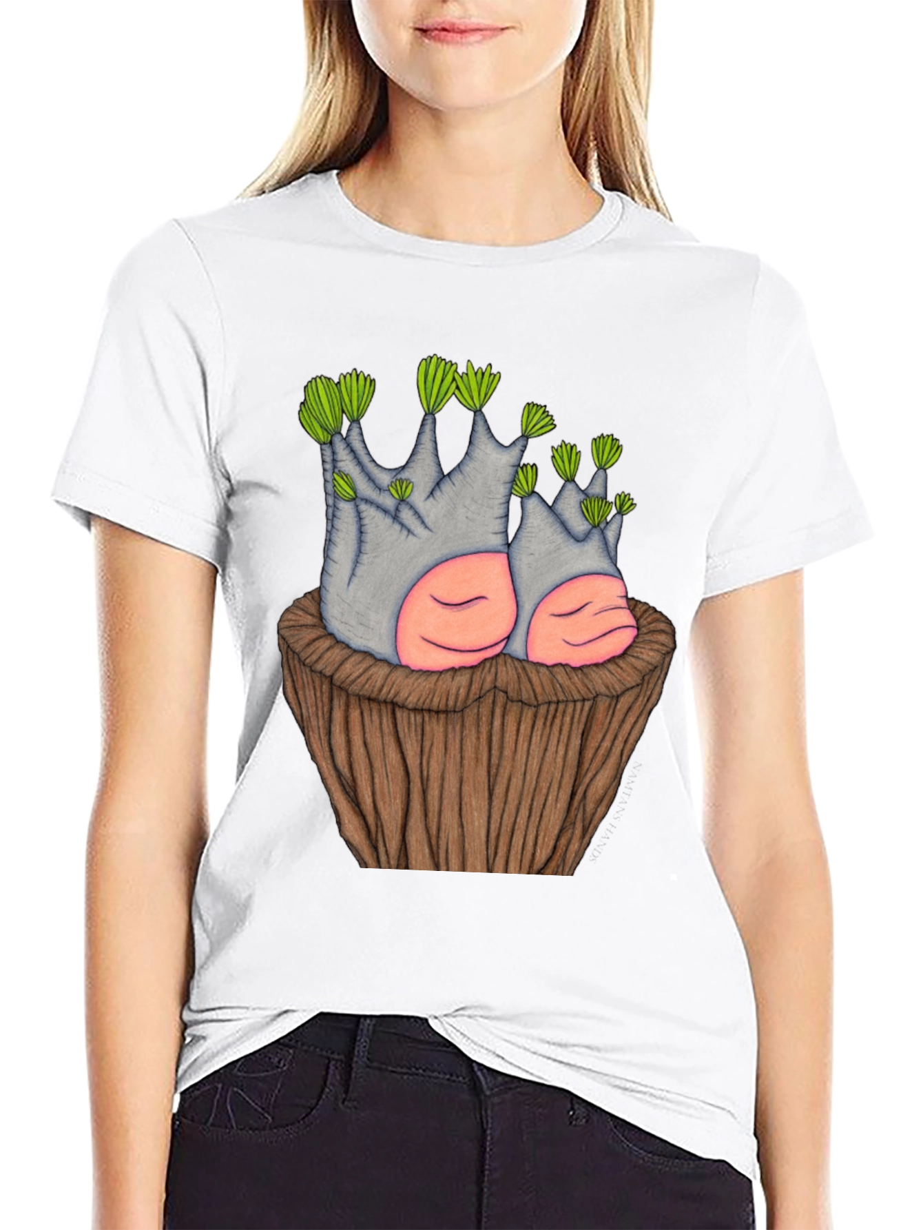 Unique Plant Pot Graphic Tee
