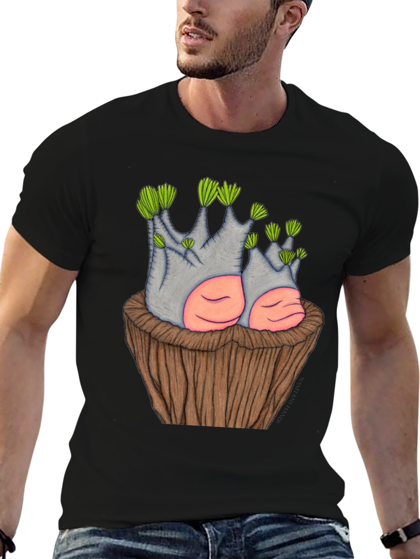 Unique Plant Pot Graphic Tee