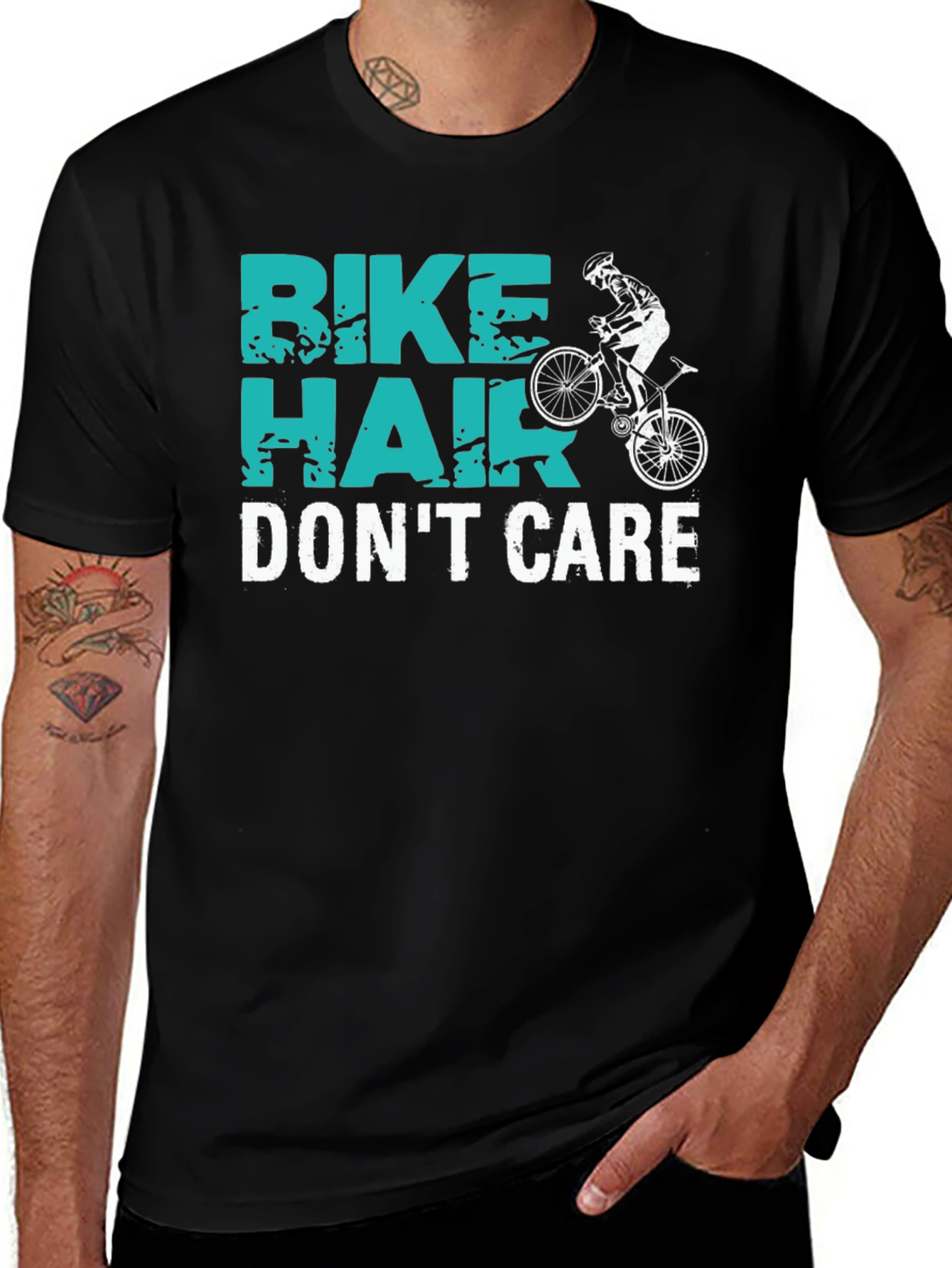 Bike Hair Dont Care T-Shirt