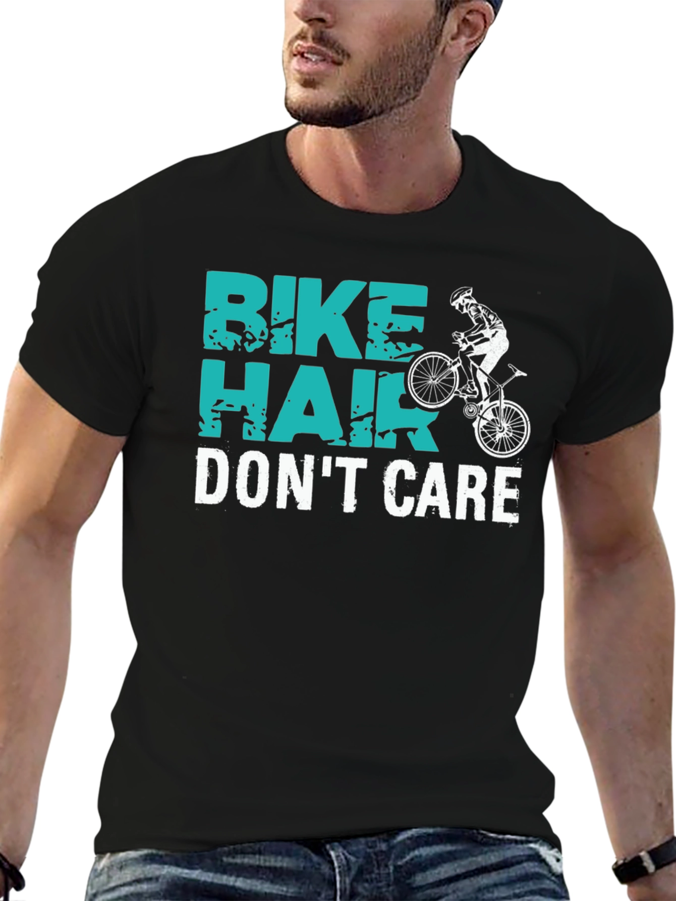 Bike Hair Dont Care T-Shirt