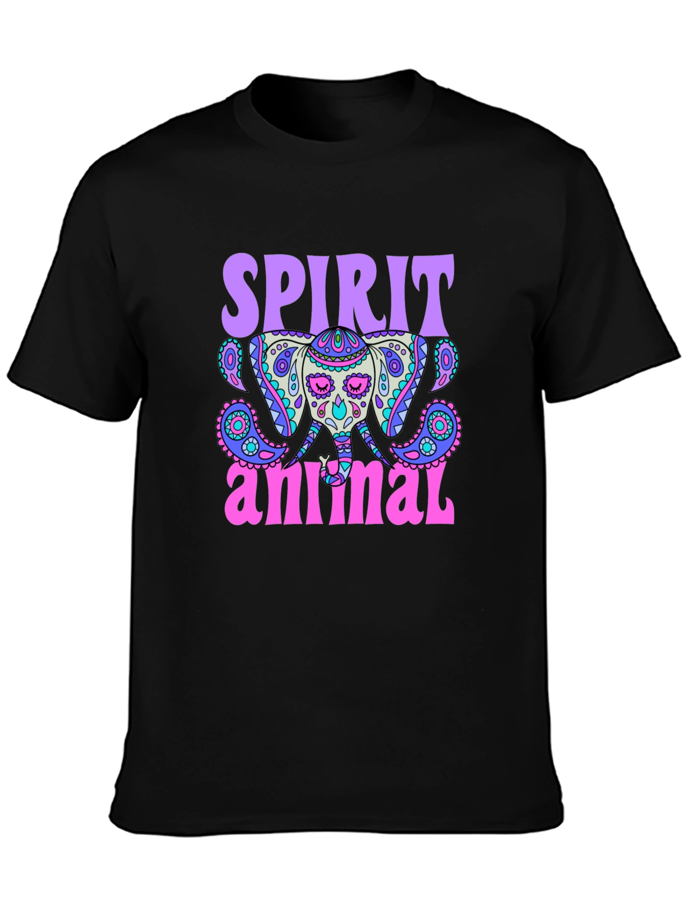 Spirit Animal Elephant Graphic T-Shirt