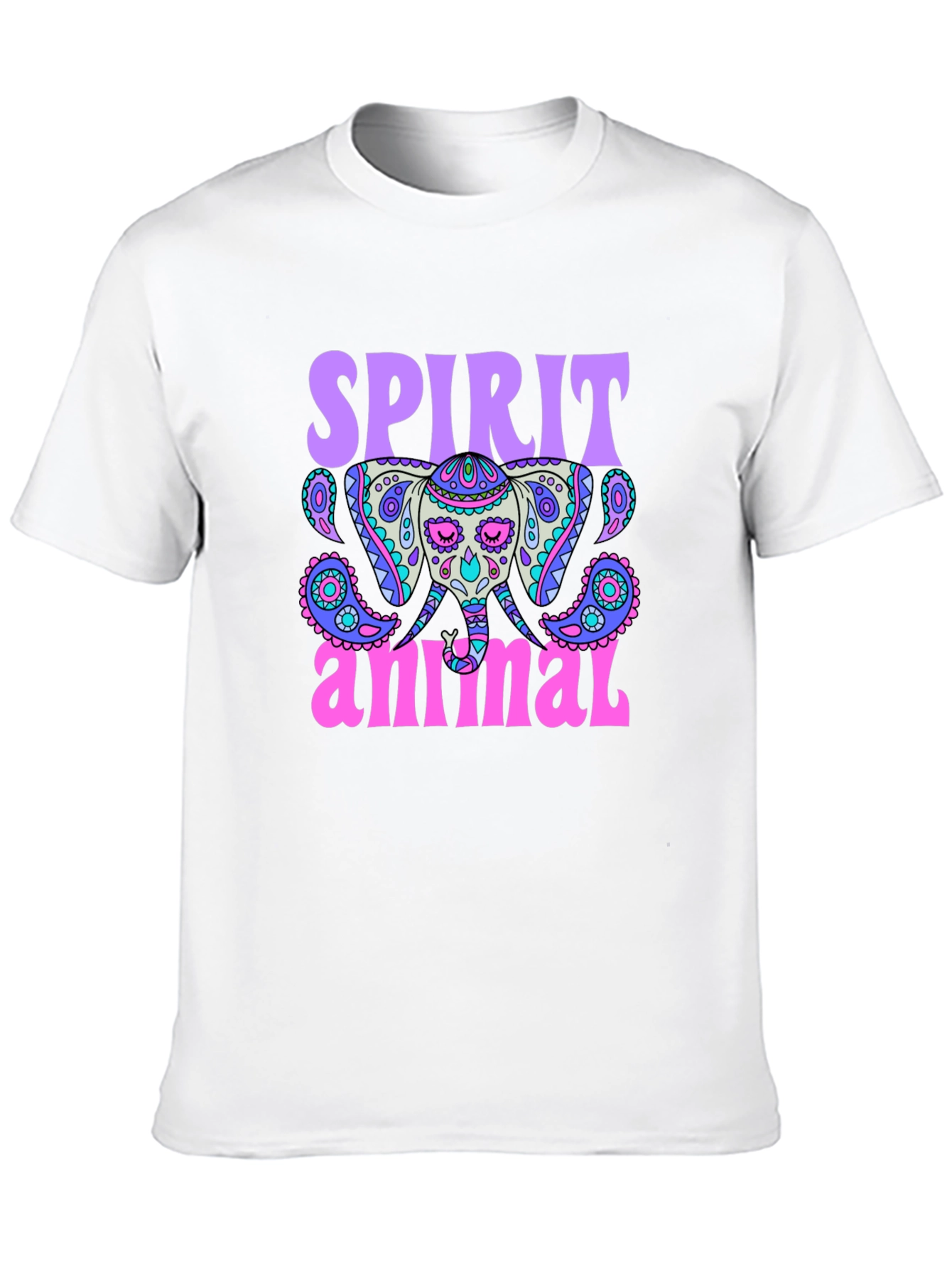 Spirit Animal Elephant Graphic T-Shirt