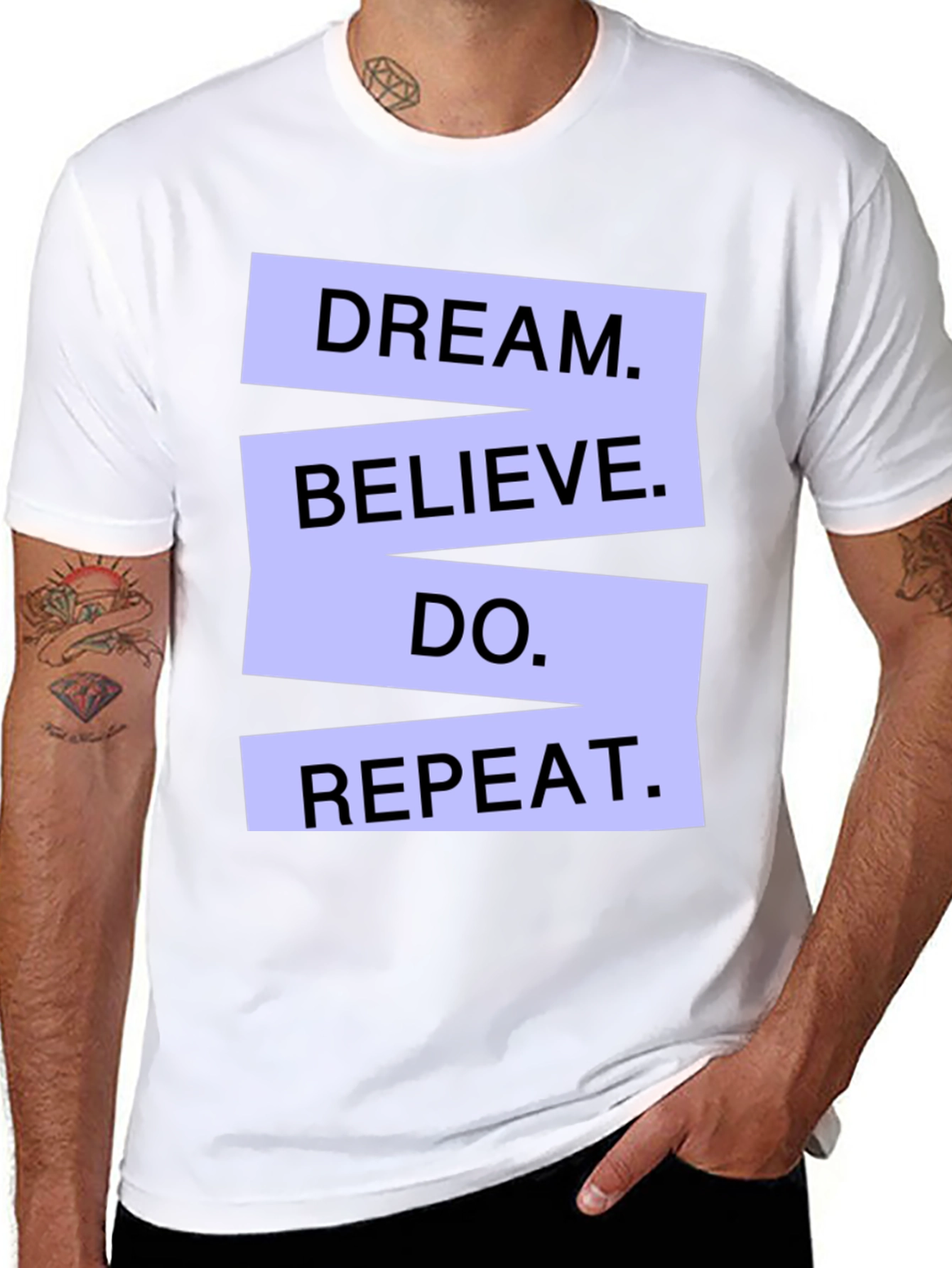 Dream Believe Do Repeat Graphic T-Shirt