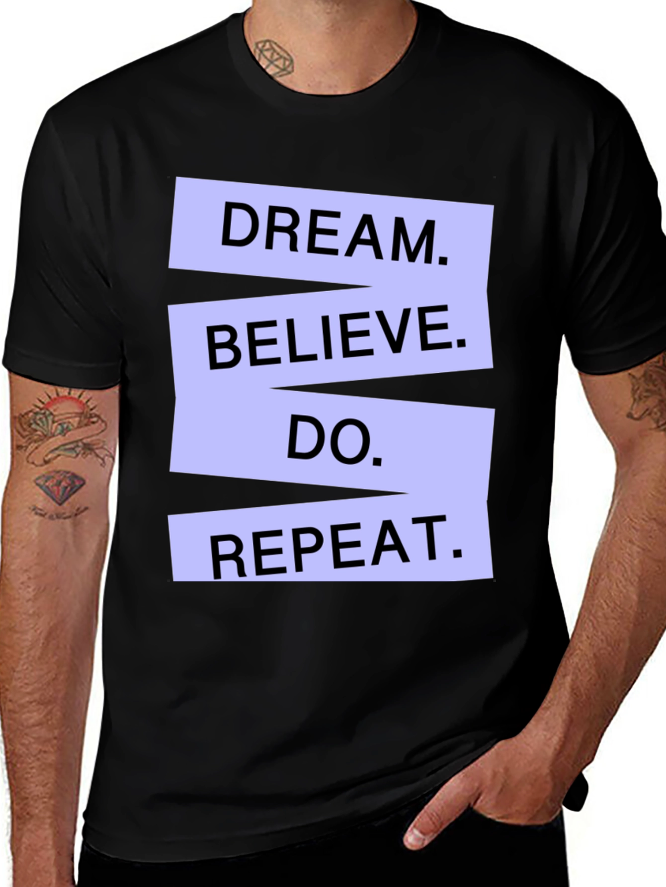 Dream Believe Do Repeat Graphic T-Shirt