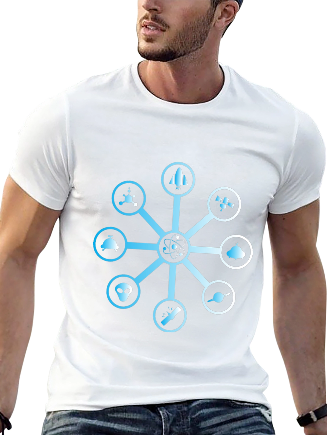 Science & Space Graphic Tee - Black