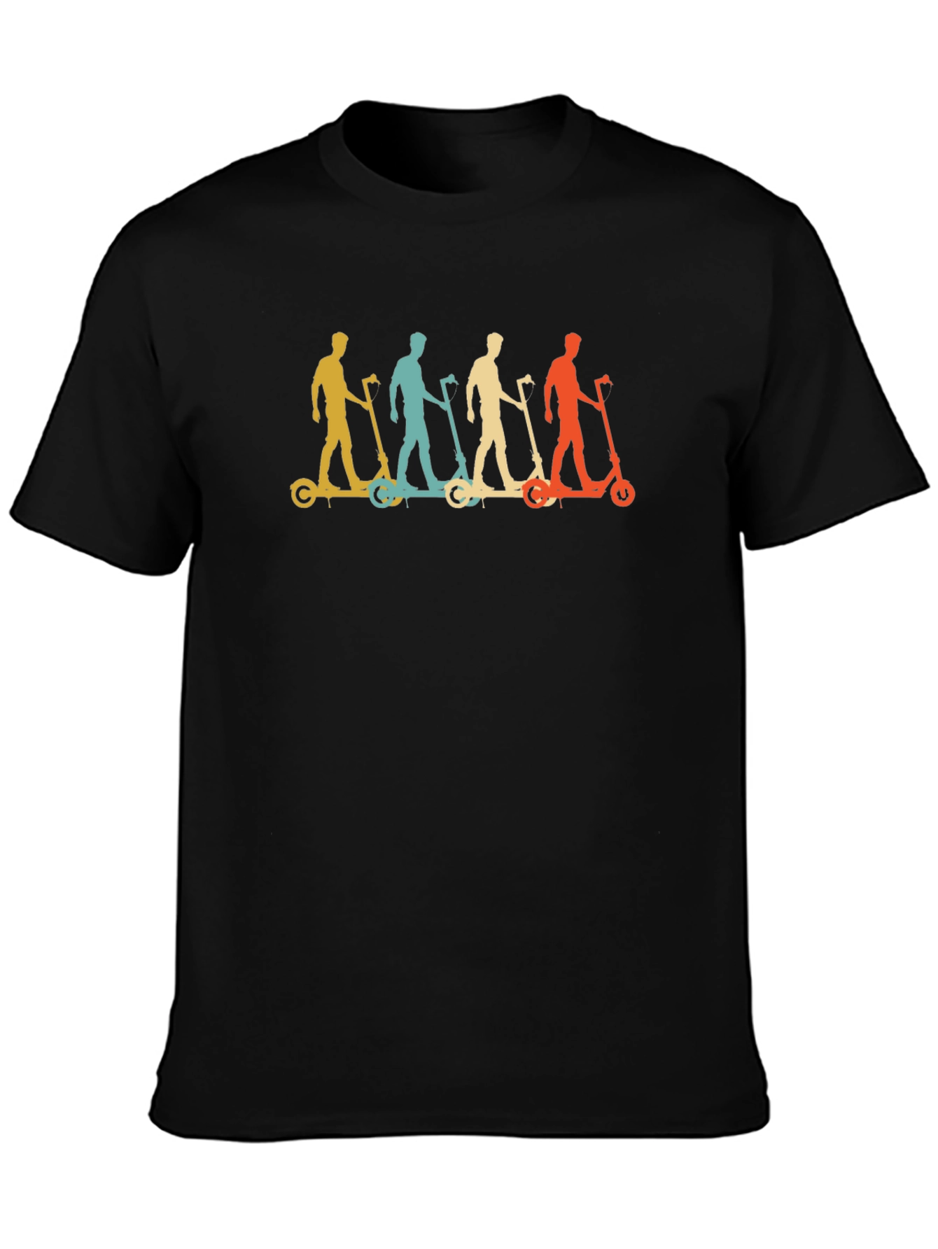 Retro Scooter Silhouette T-Shirt