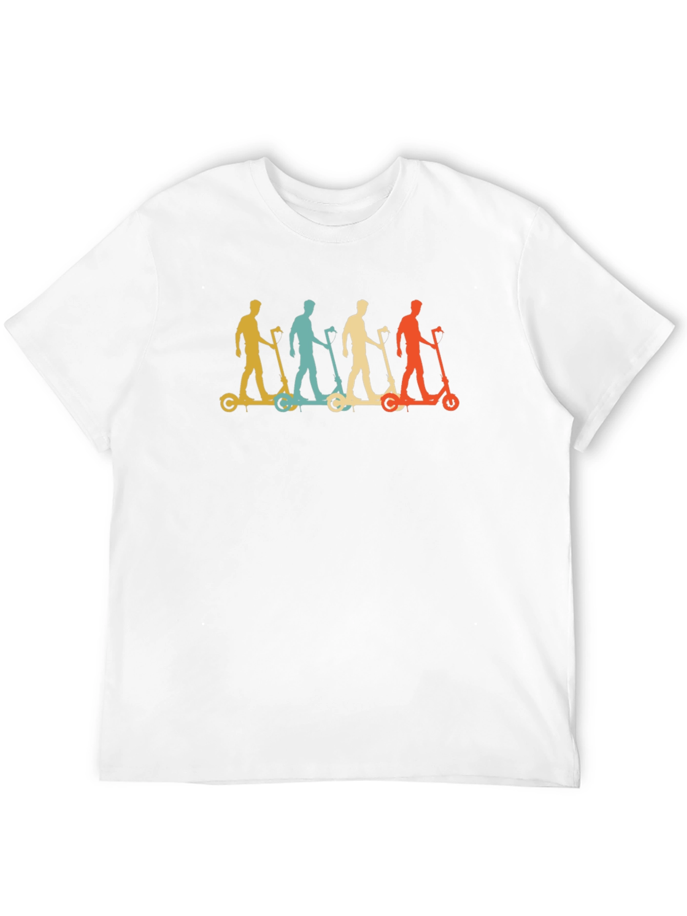 Retro Scooter Silhouette T-Shirt