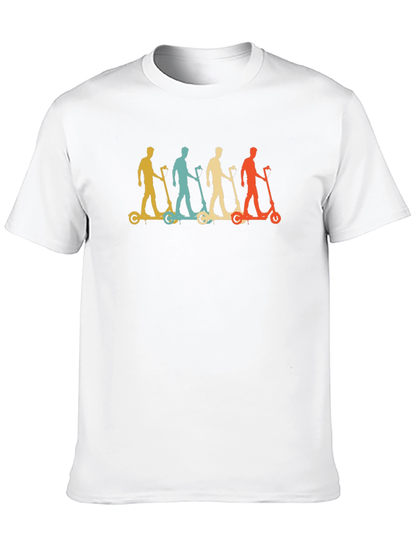 Retro Scooter Silhouette T-Shirt