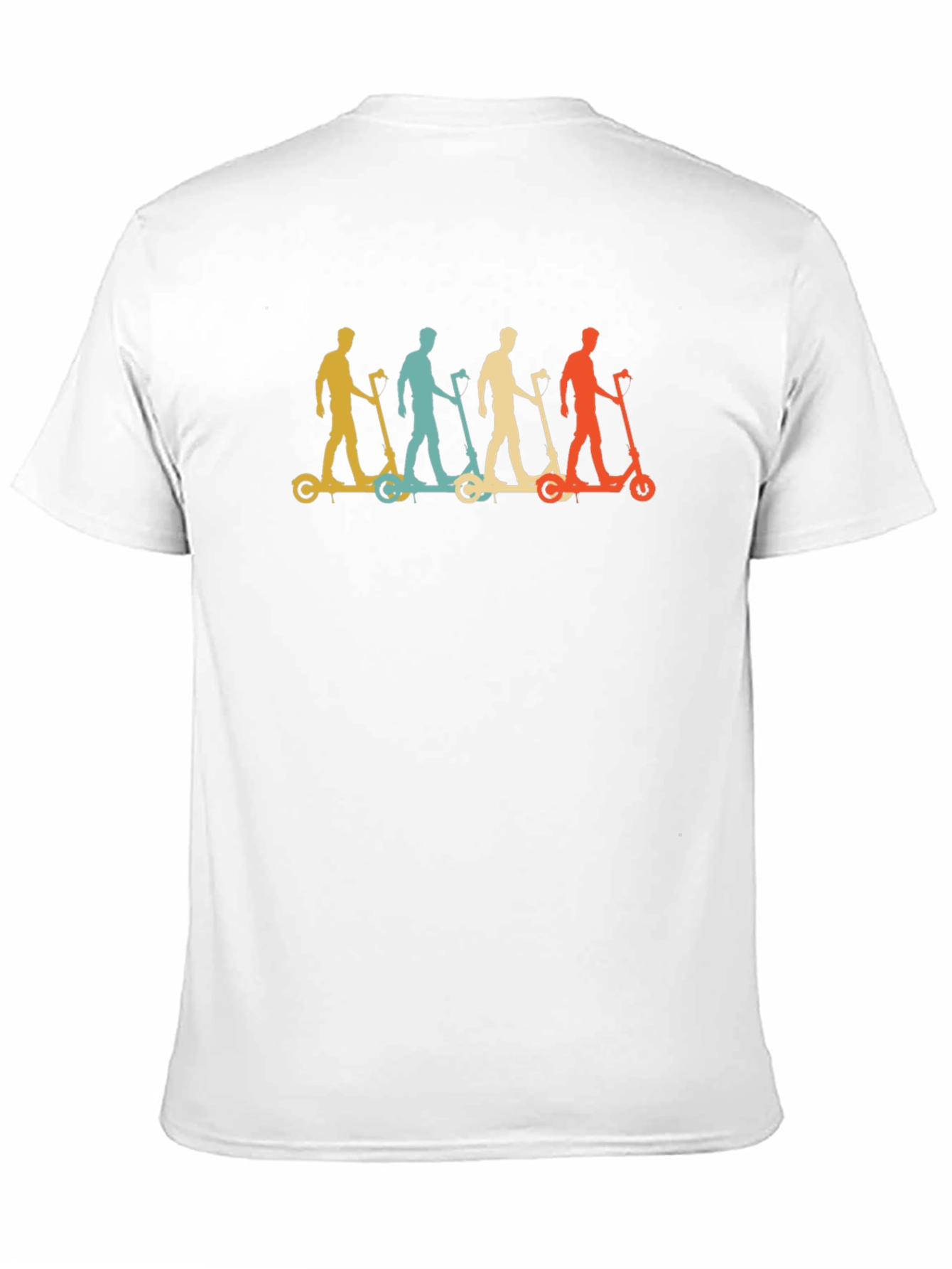 Retro Scooter Silhouette T-Shirt