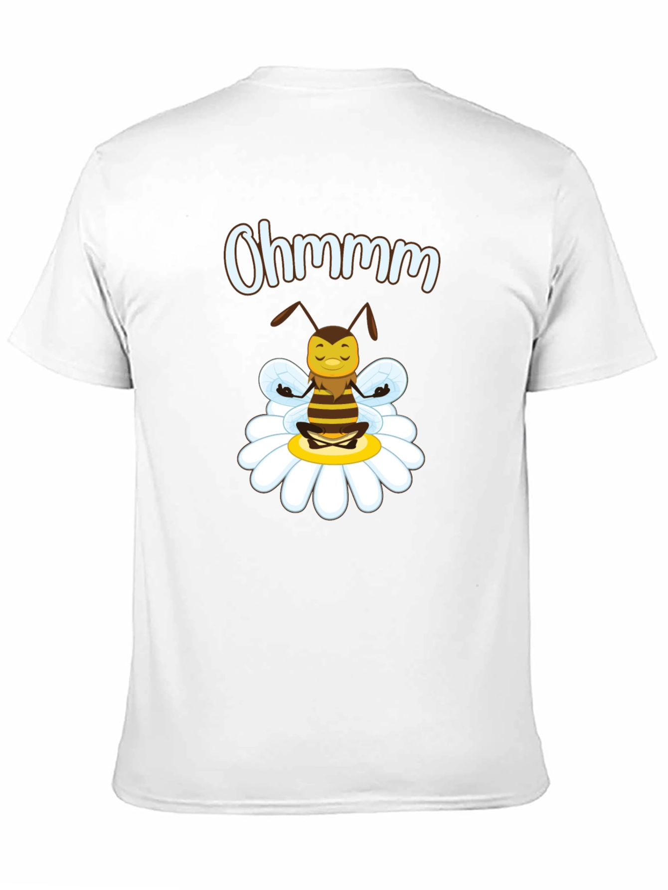Ohm Bee T-Shirt - Relaxed Meditating Yoga Bee Design